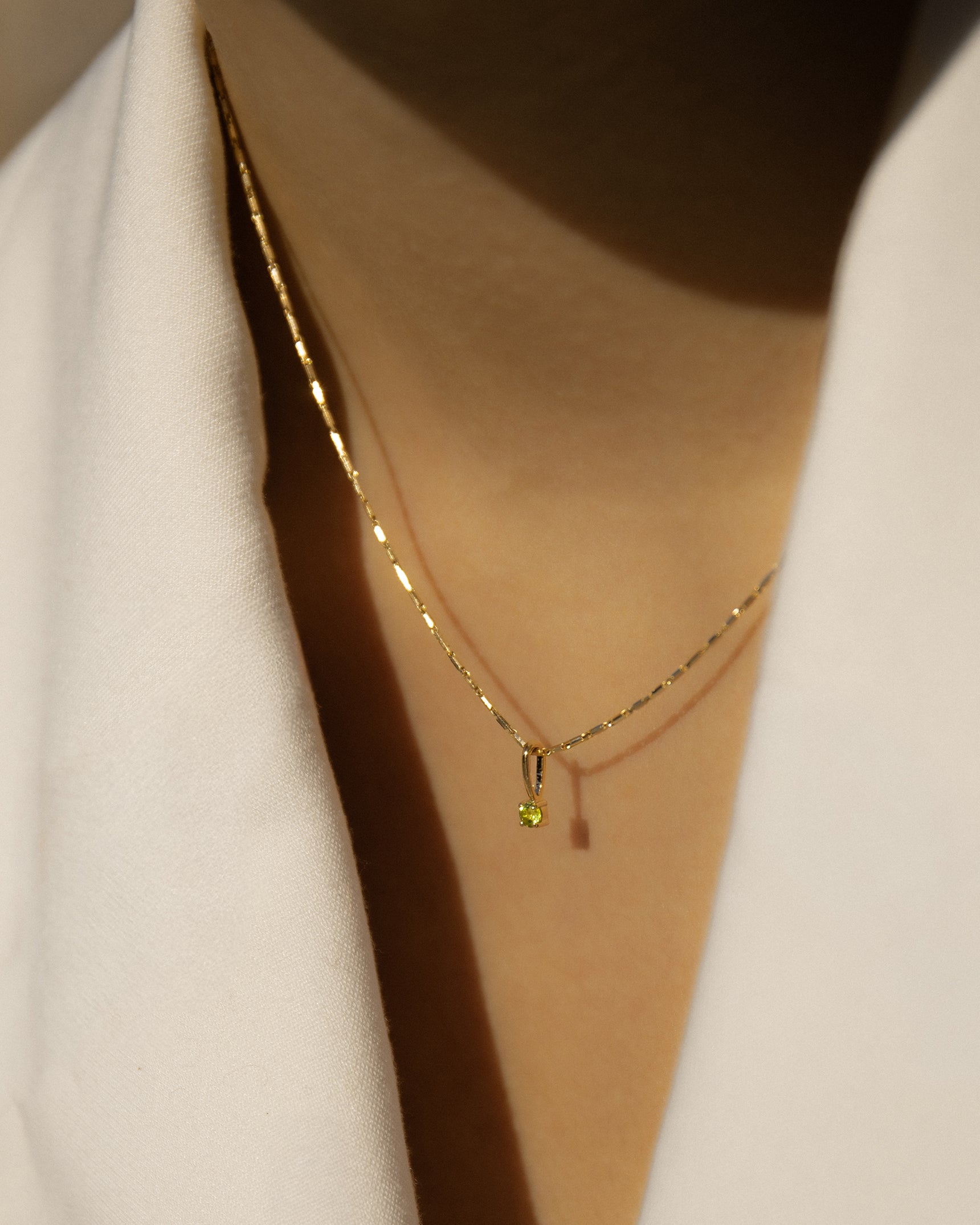 Peridot Birthstone Charm