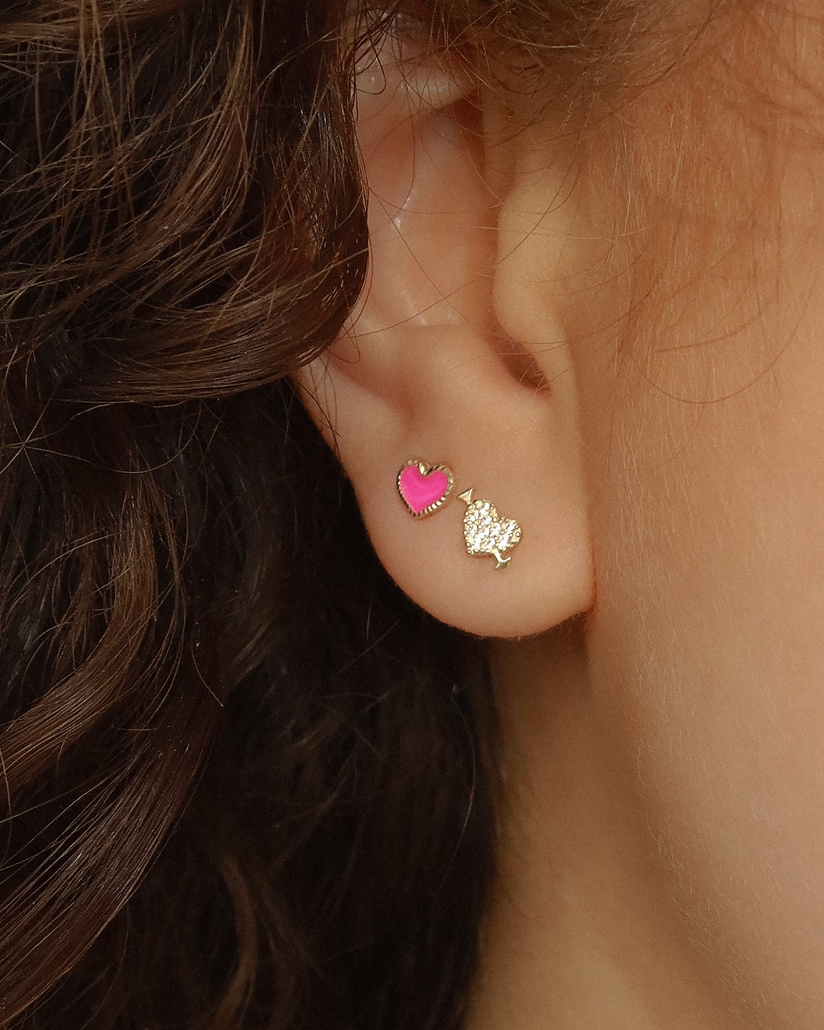 Heart Studs
