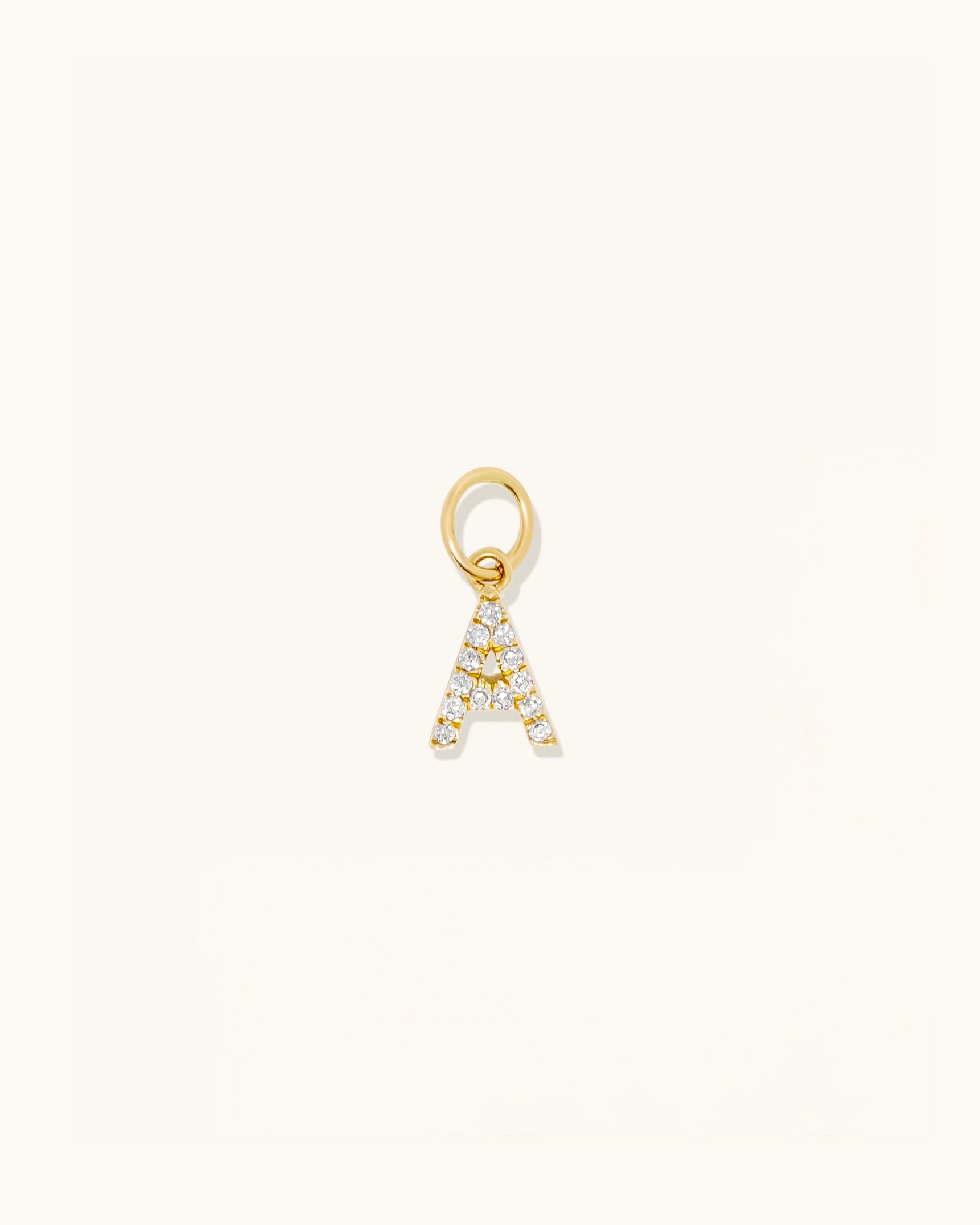 Diamond Letter Charm