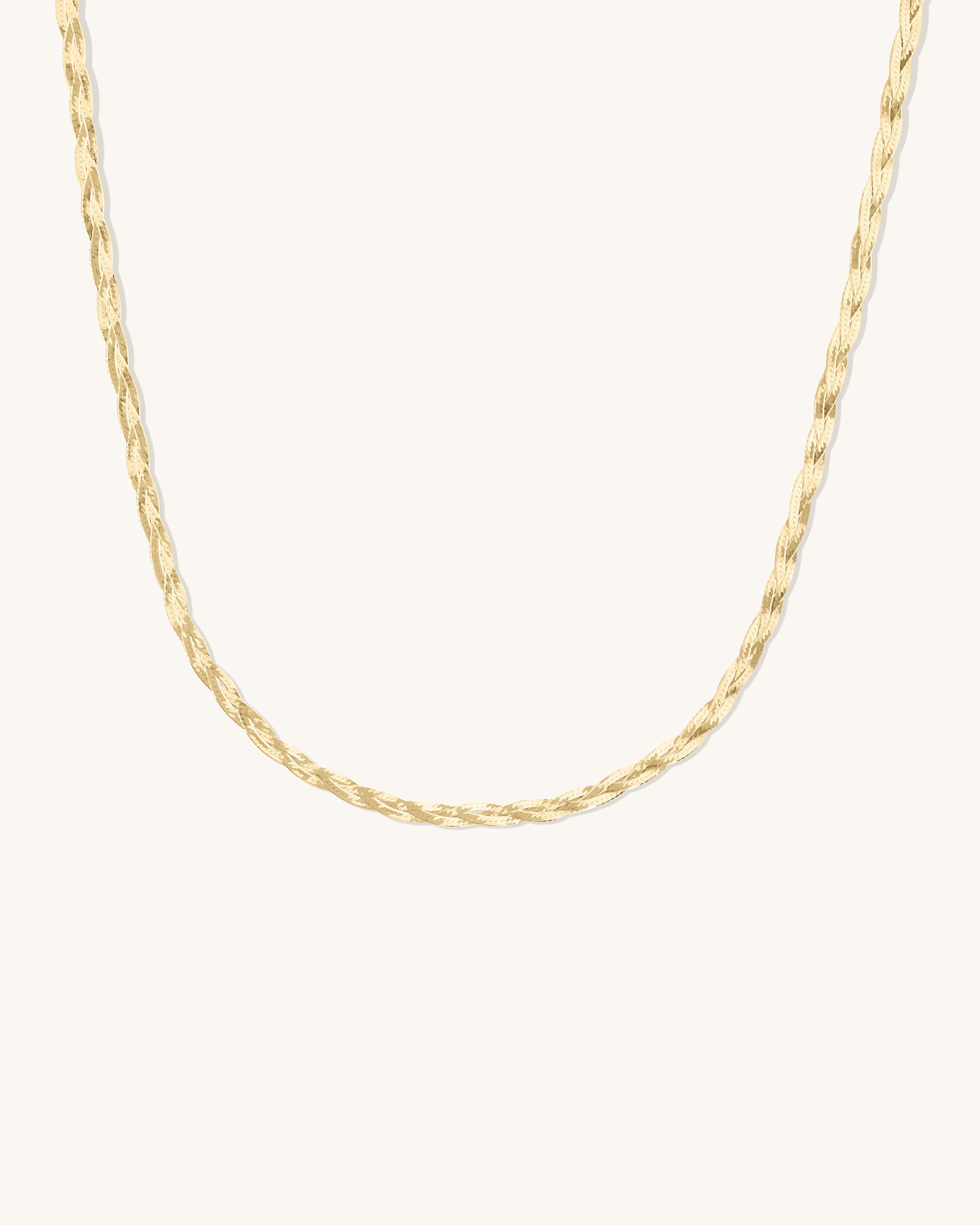 Braided Herringbone Necklace