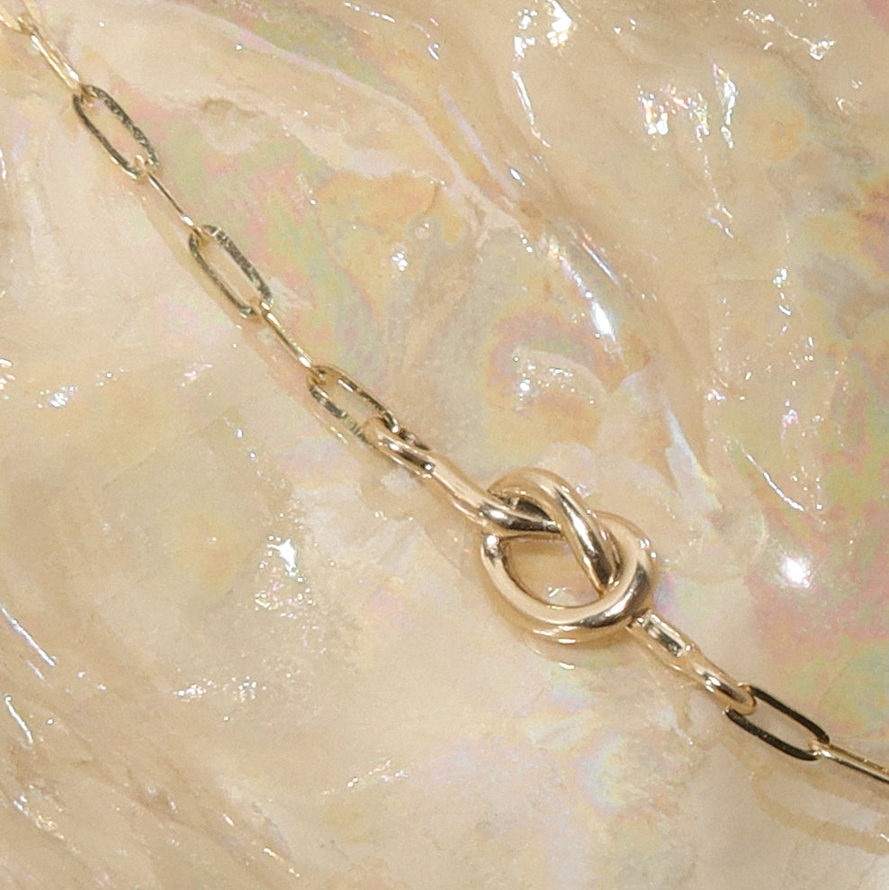 Love Me Knot Solid Gold Connector
