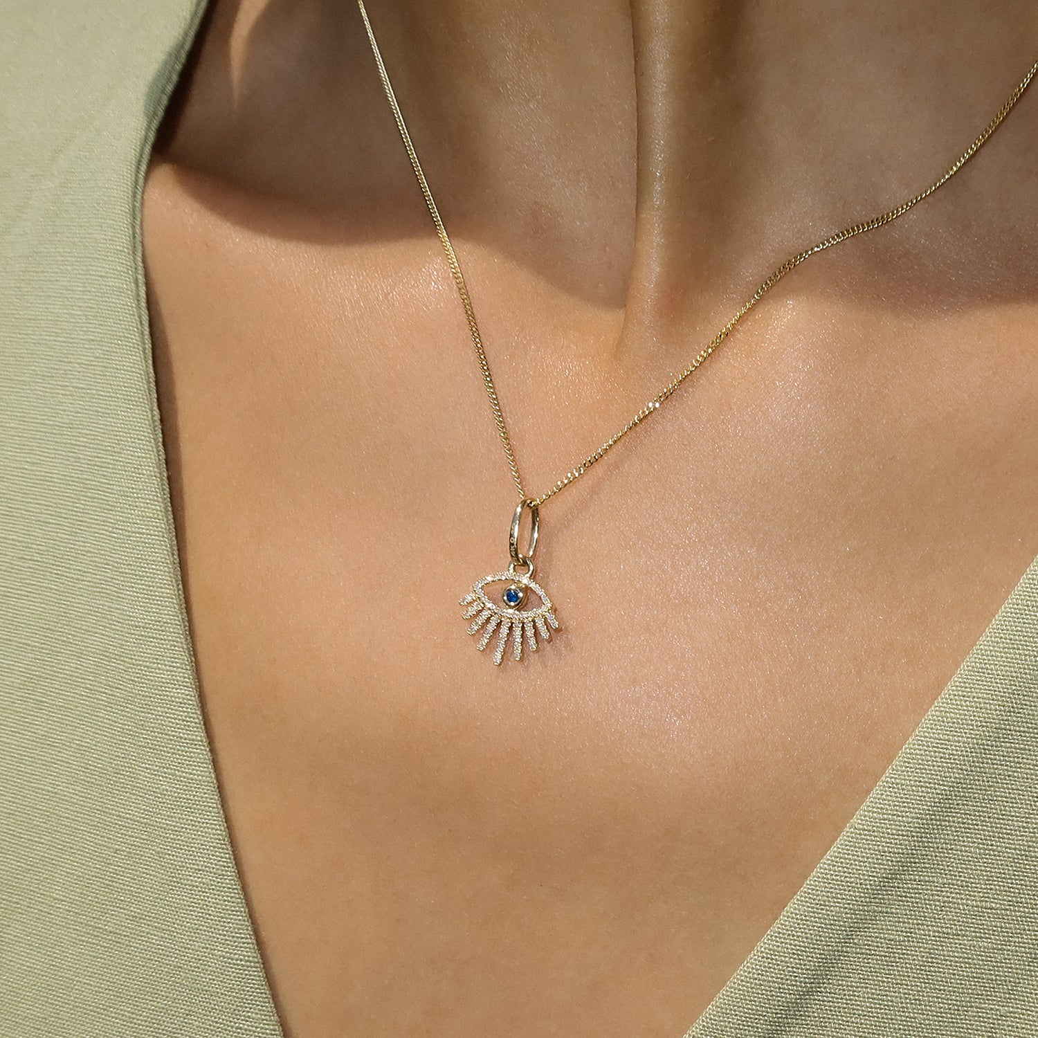 Evil Eye Ray Pendant