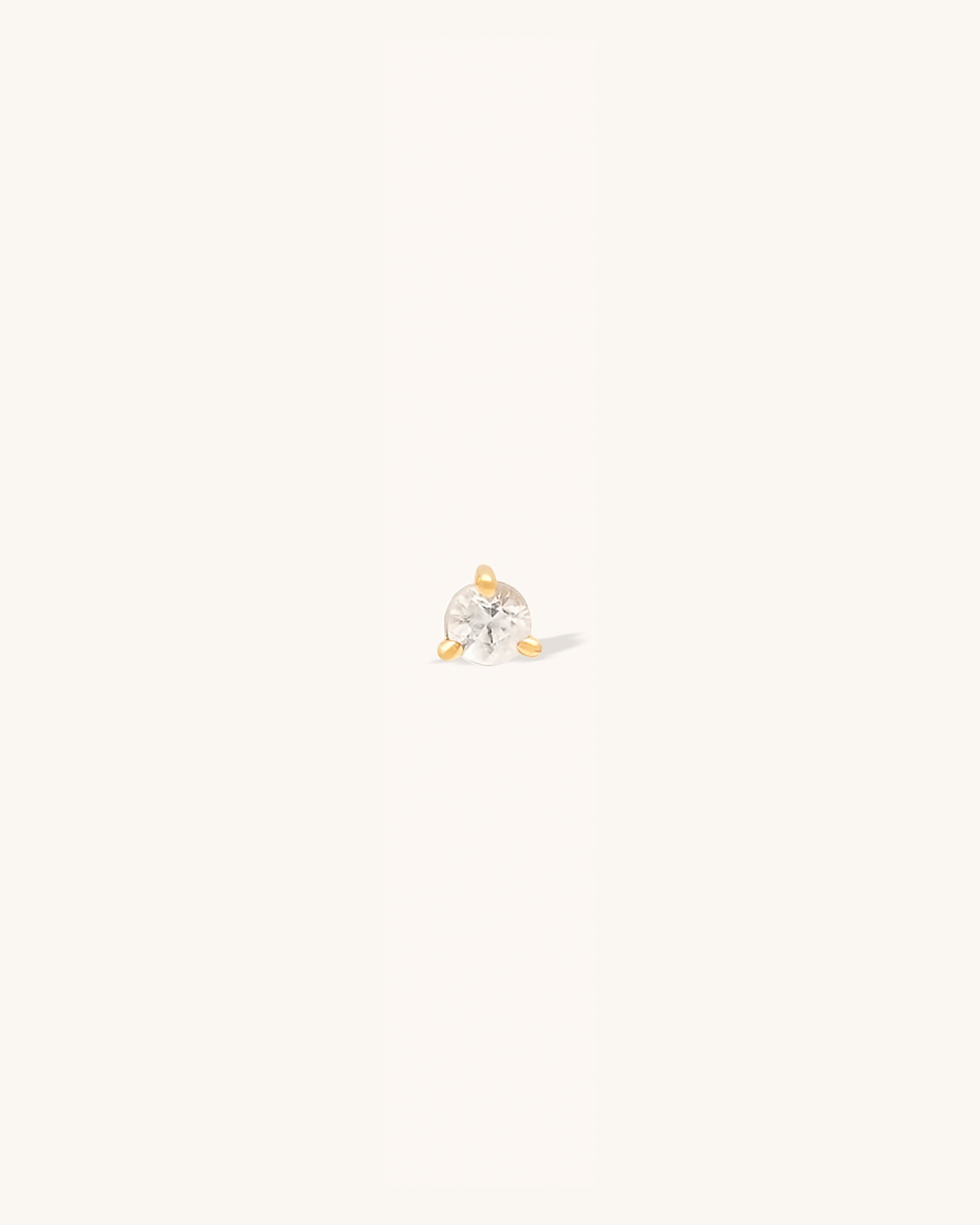 Diamond Mini Birthstone Stud