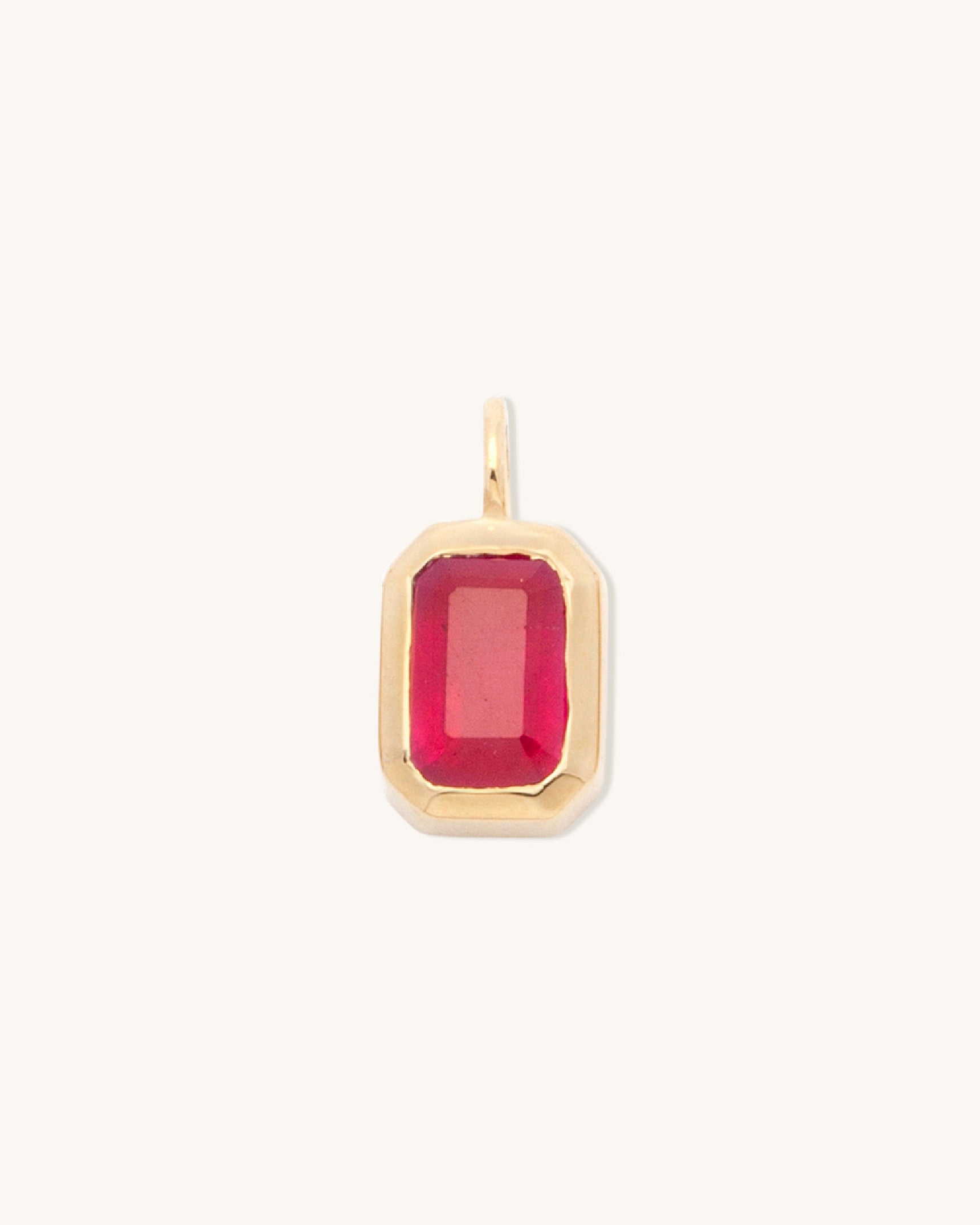 Emerald Cut Pendant