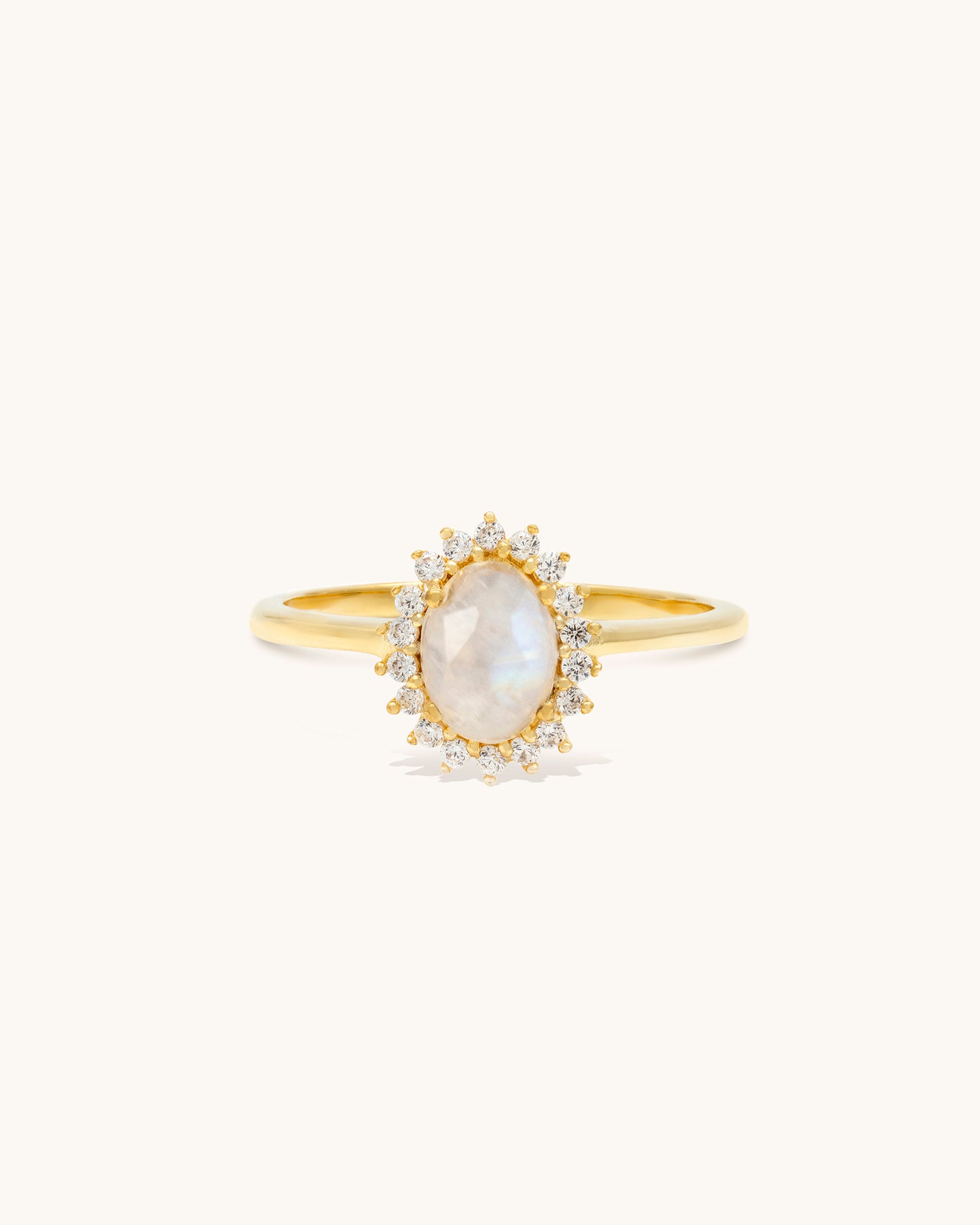 Mini Antiquity Moonstone Ring