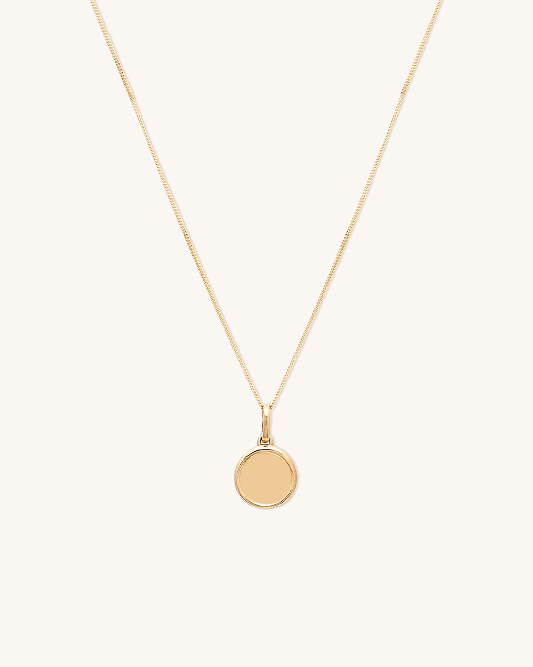 Love Token Necklace Round