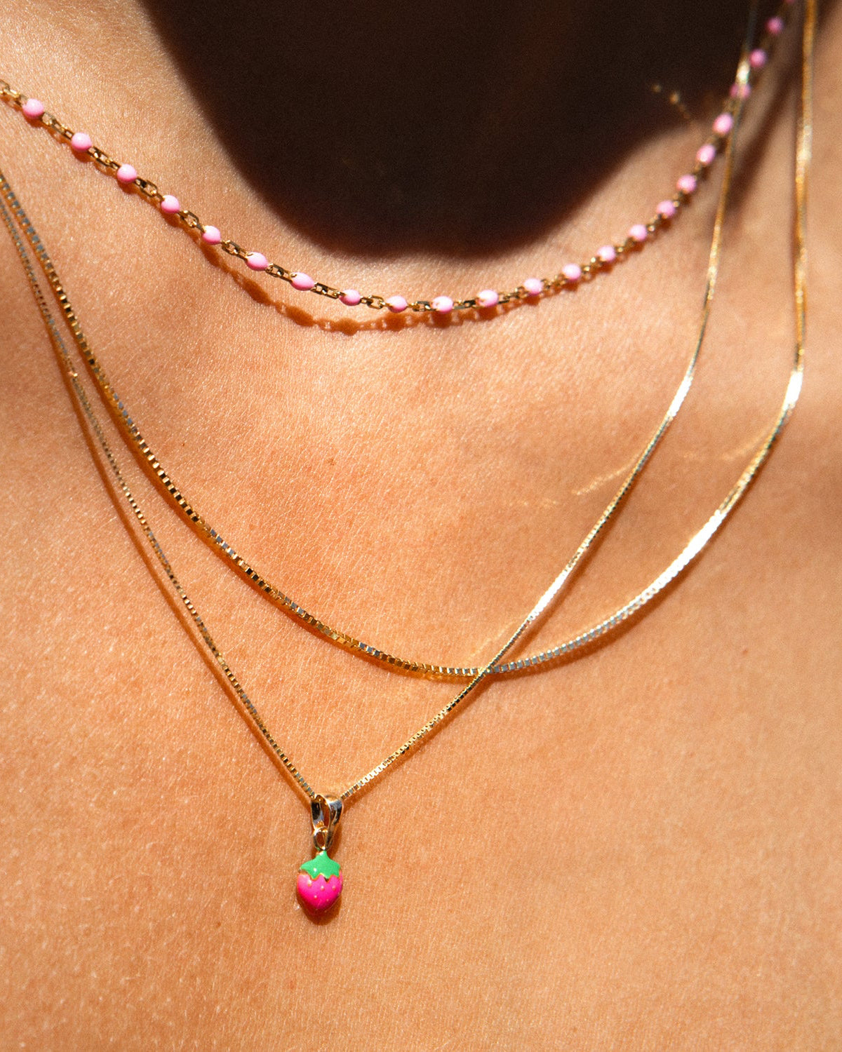 Strawberry Necklace