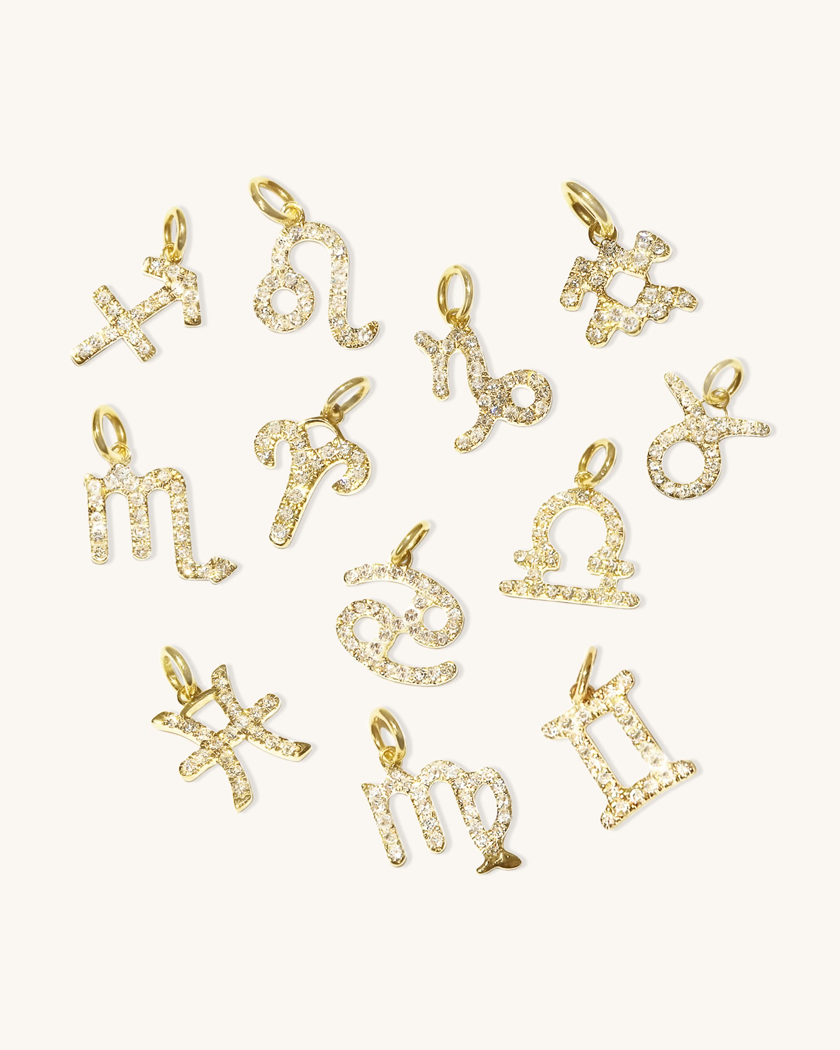 Diamond Zodiac Charm