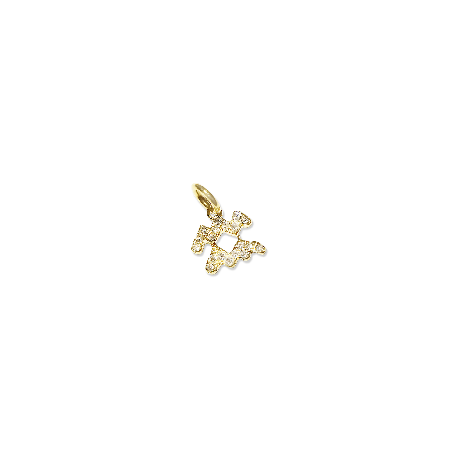 Diamond Zodiac Charm