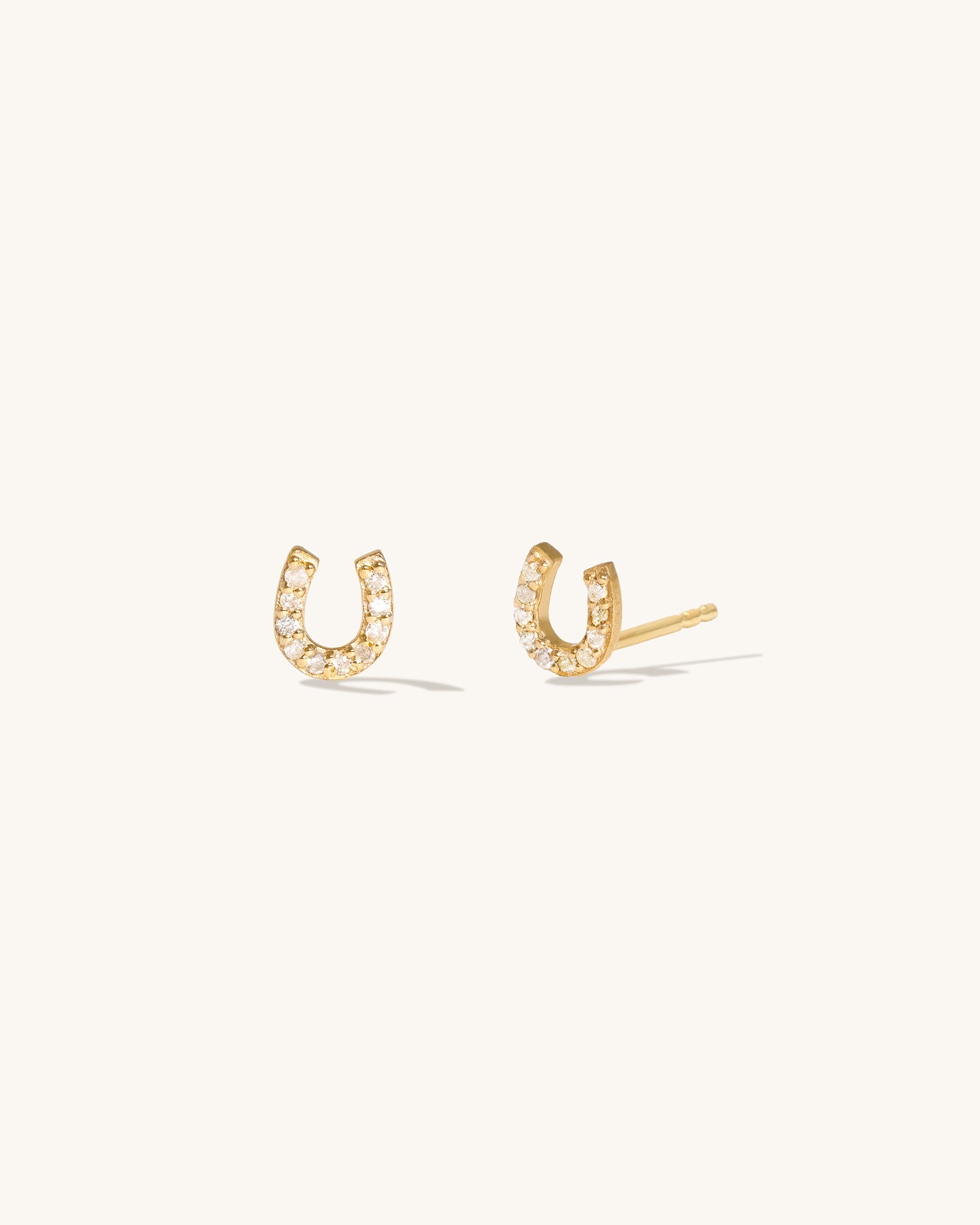 Tiny Horseshoe Studs