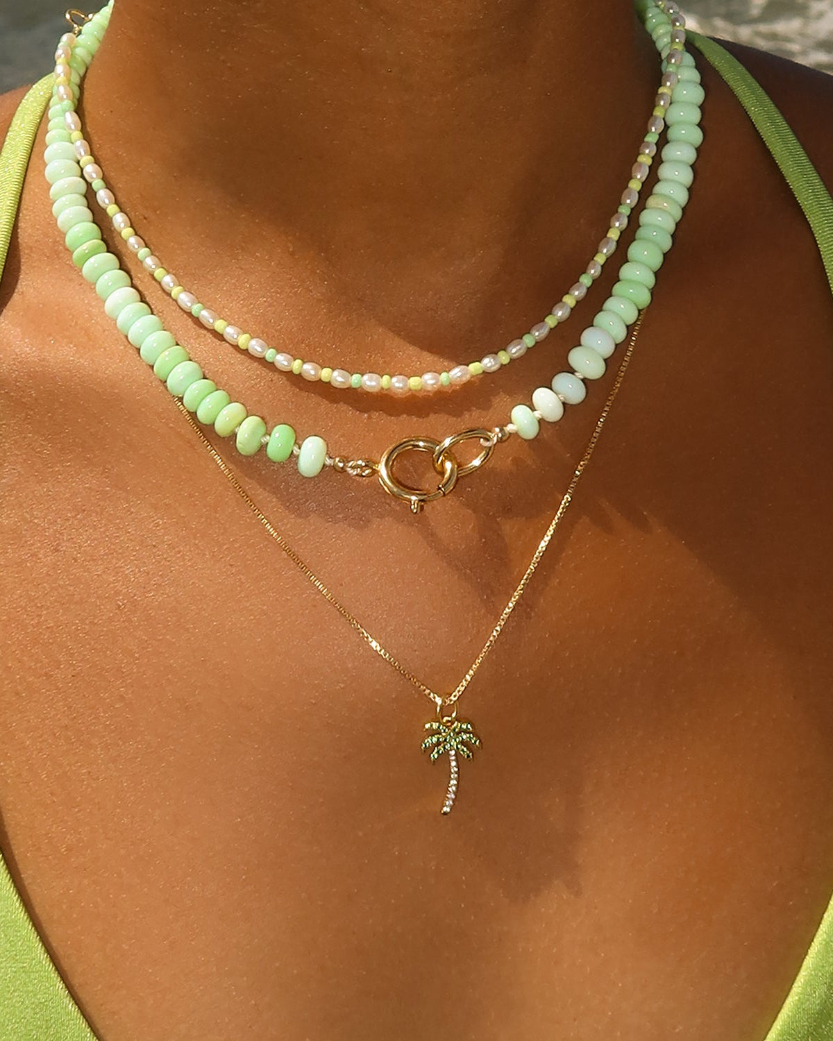 Palm Tree Necklace