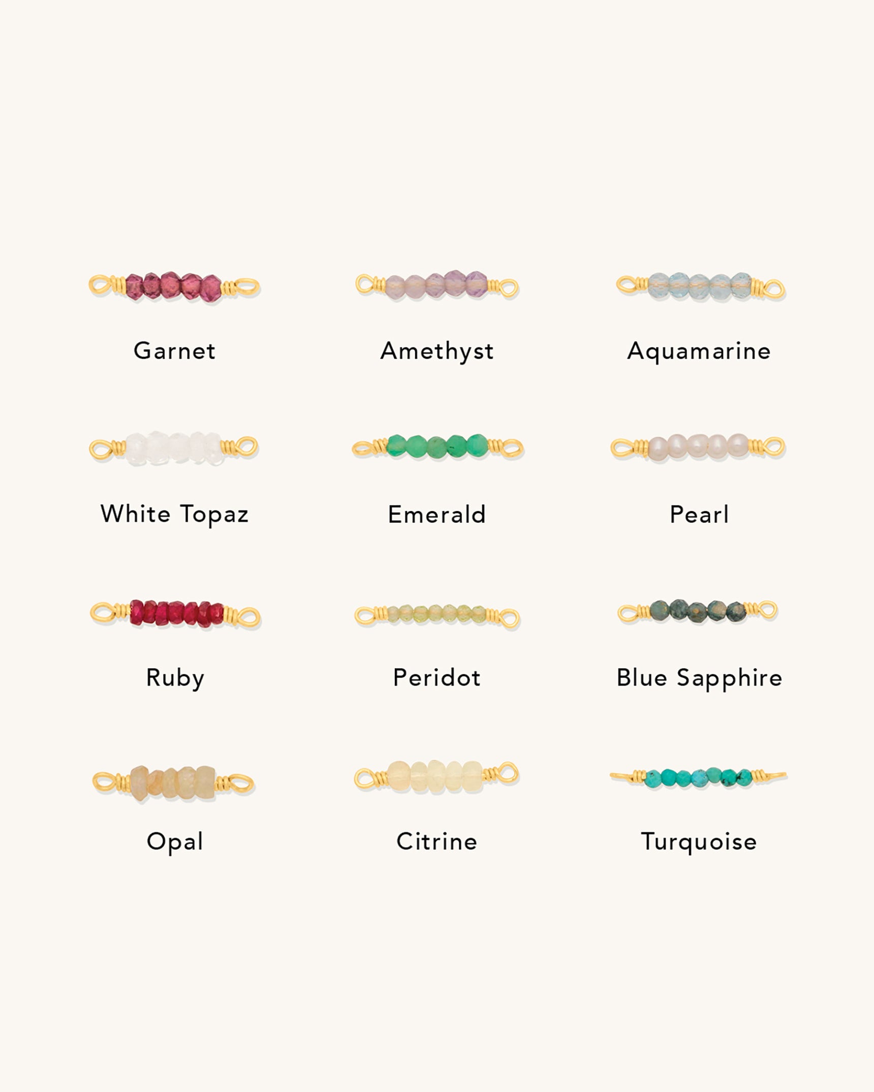 Custom Birthstone Bracelet