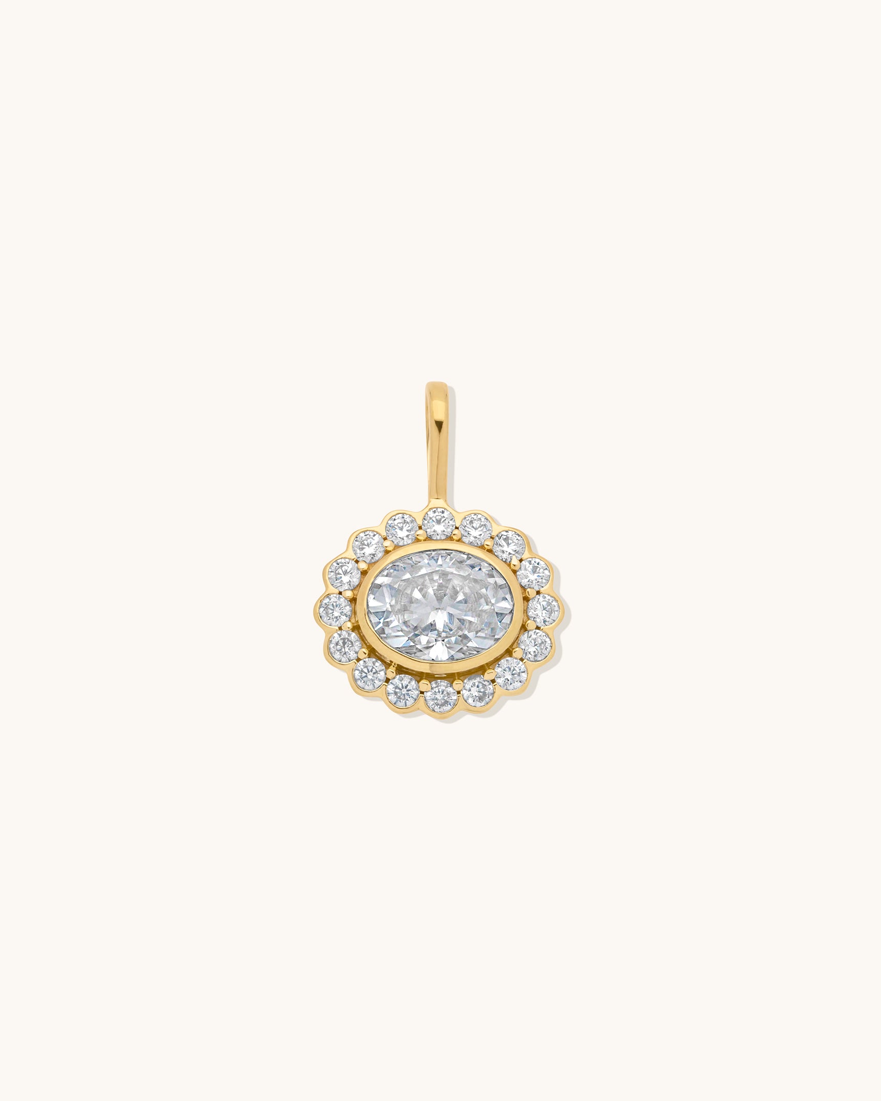 Antiquity Moissanite Pendant
