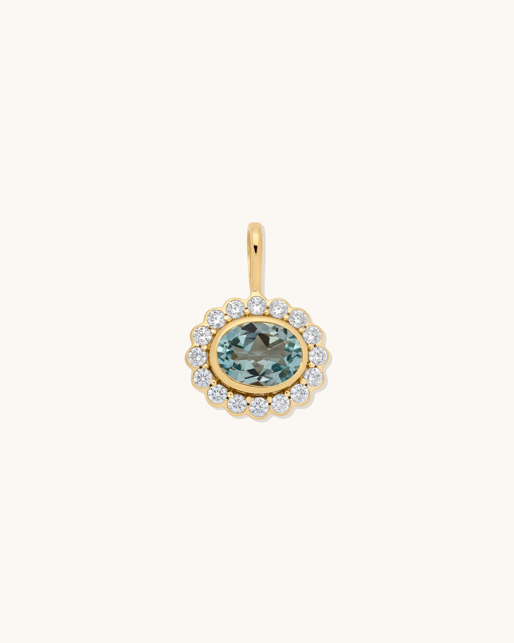 Antiquity Sky Blue Topaz Pendant