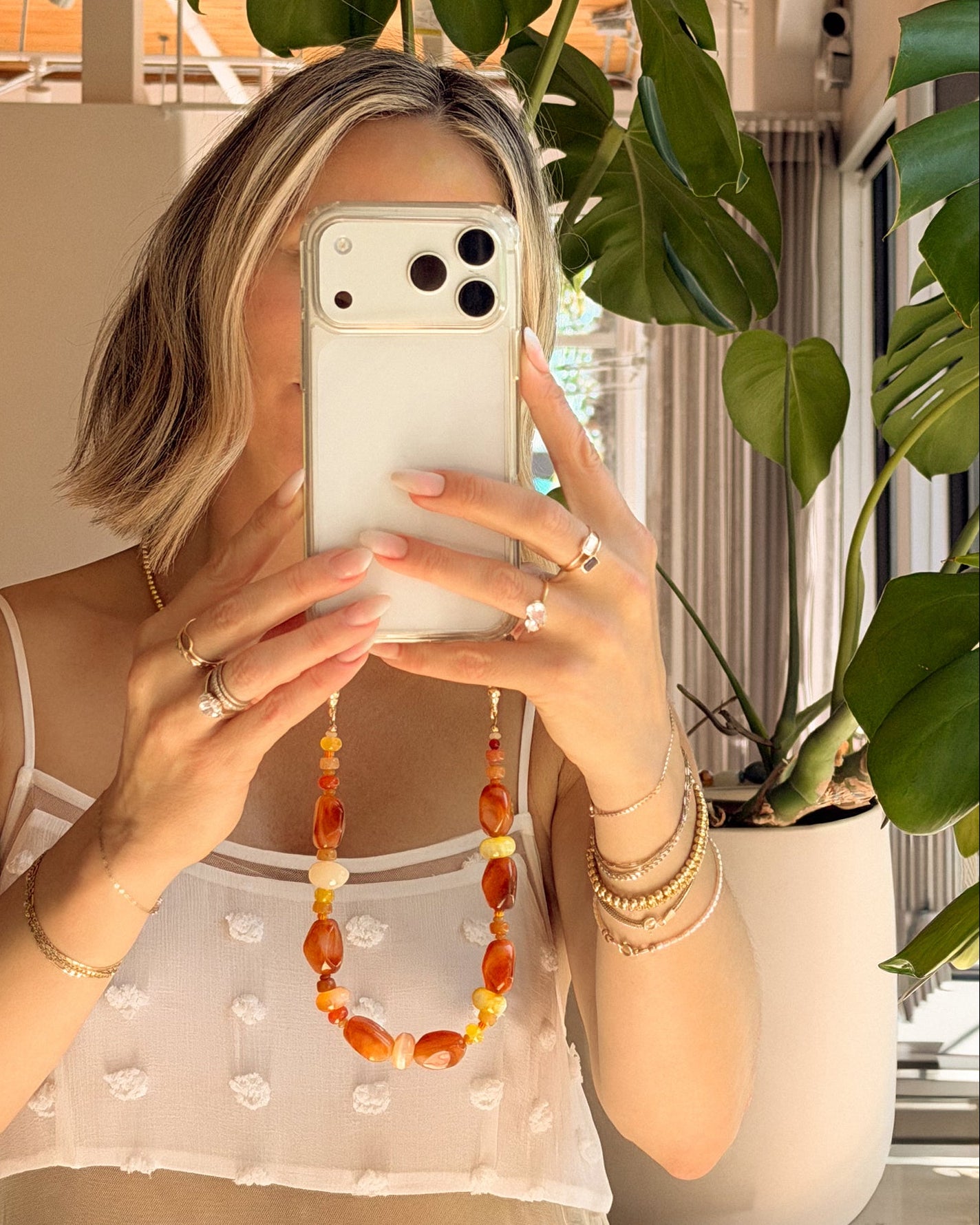 Aperol Spritz Phone Wristlet