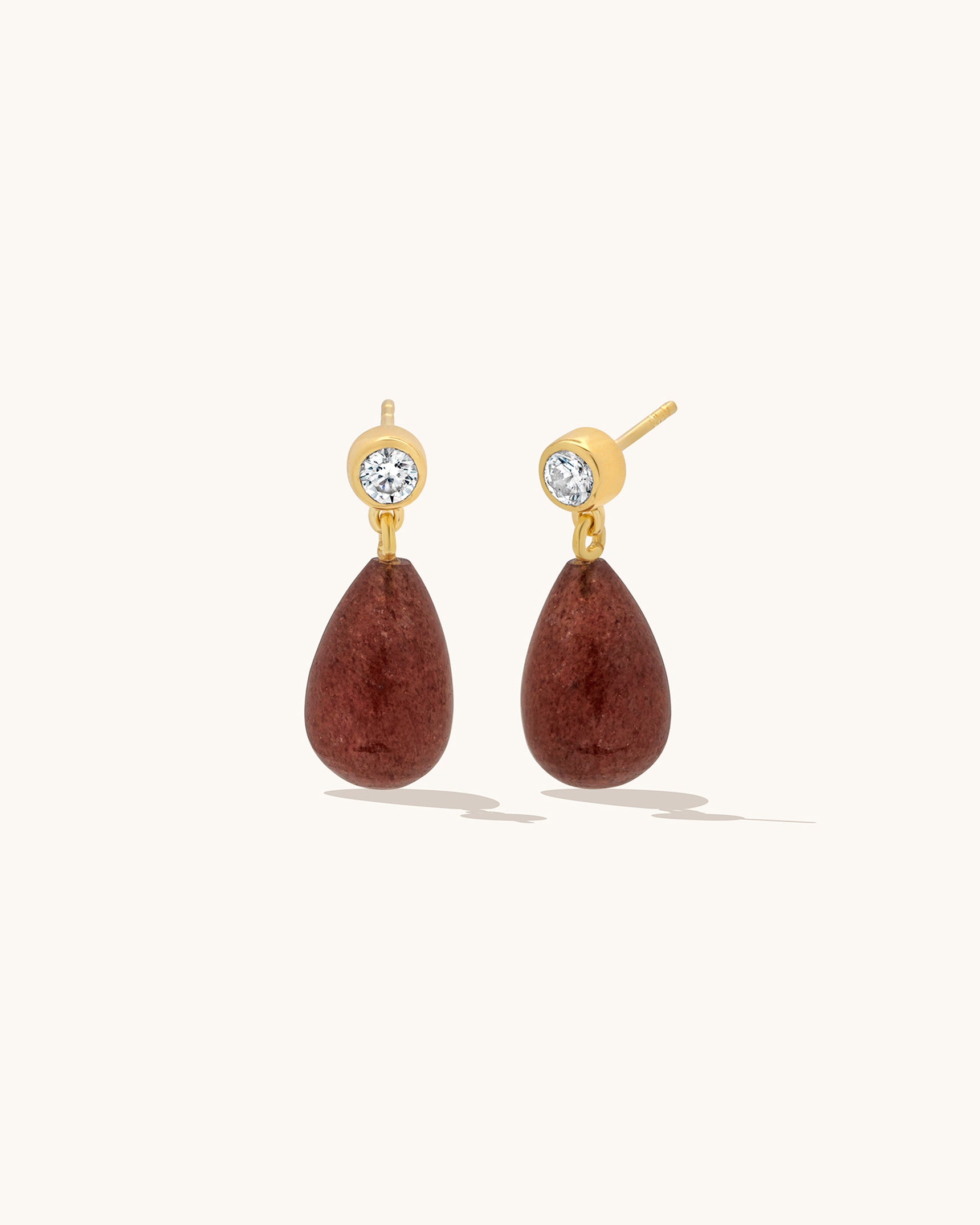 Ava Sapphire Drop Earrings