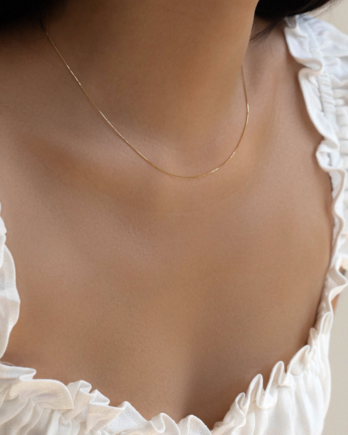 Baby Box Chain Necklace