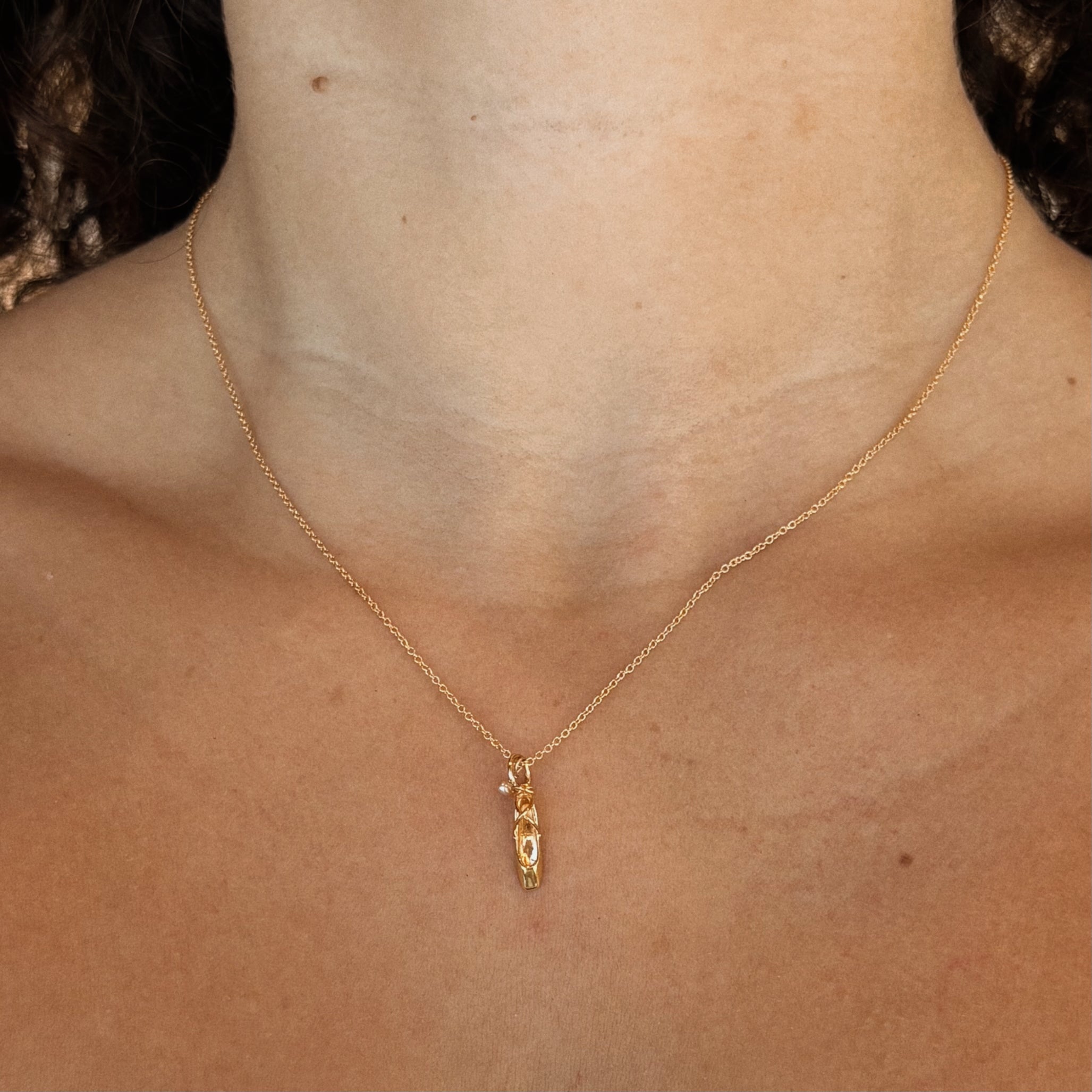 Ballet Slipper Necklace