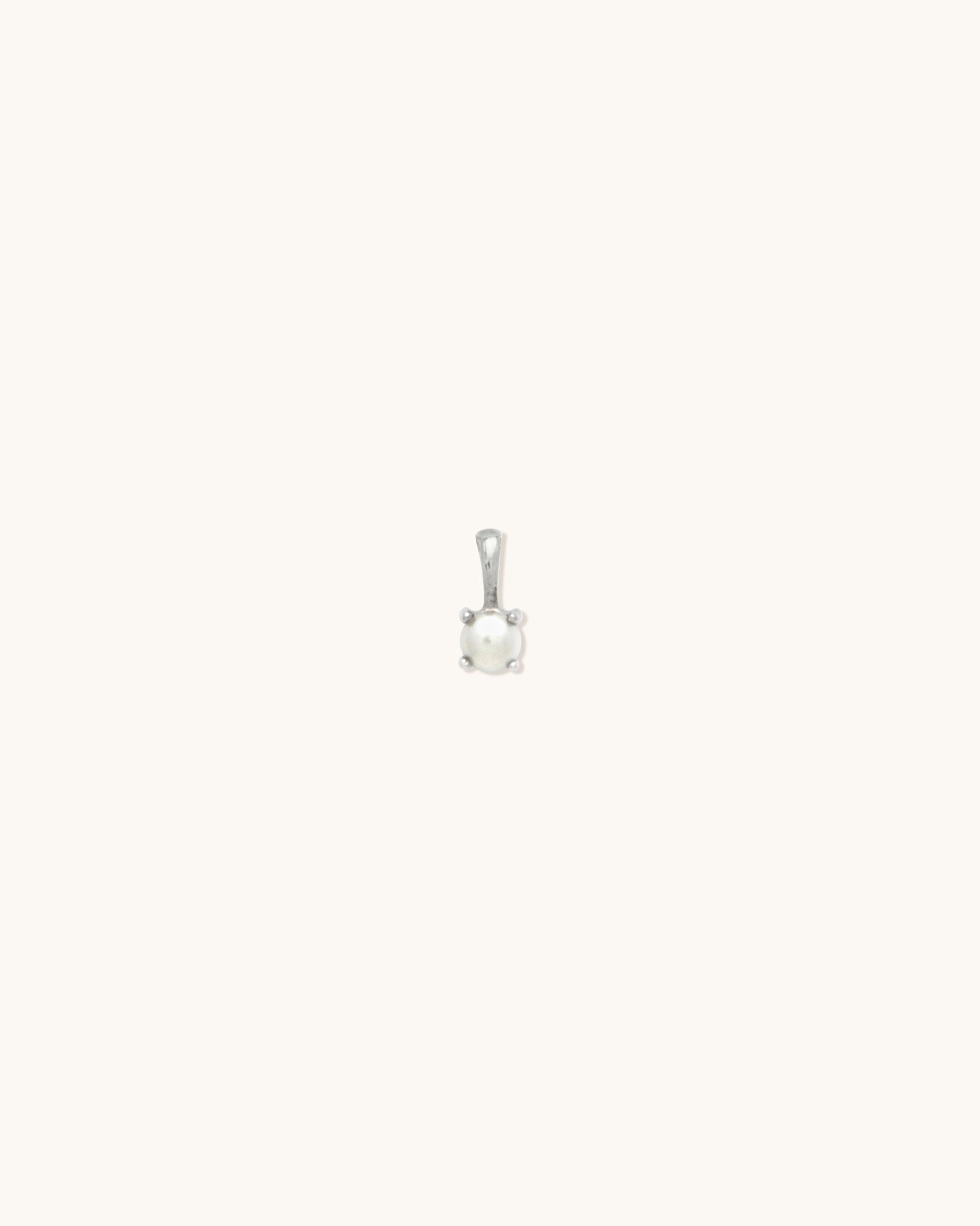 Pearl Birthstone Charm