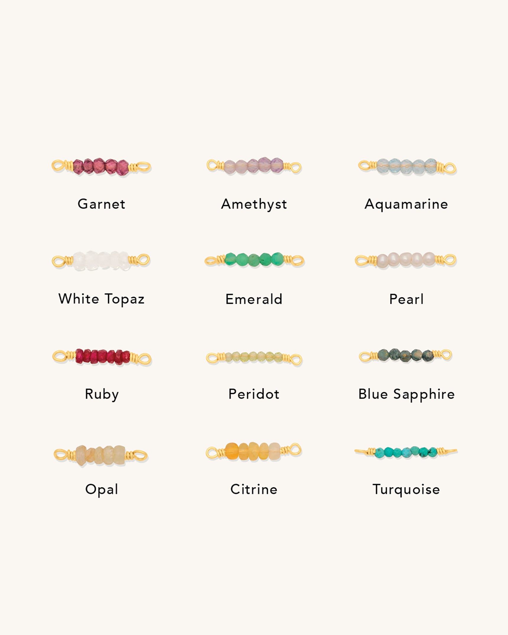 Custom Birthstone Bracelet