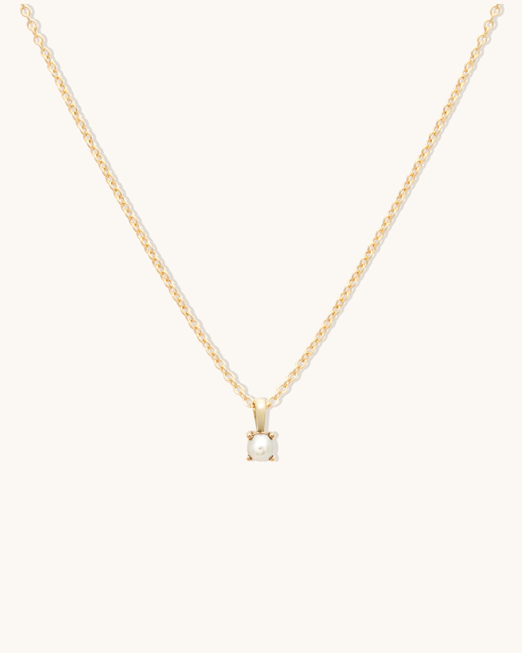 Pearl Birthstone Necklace
