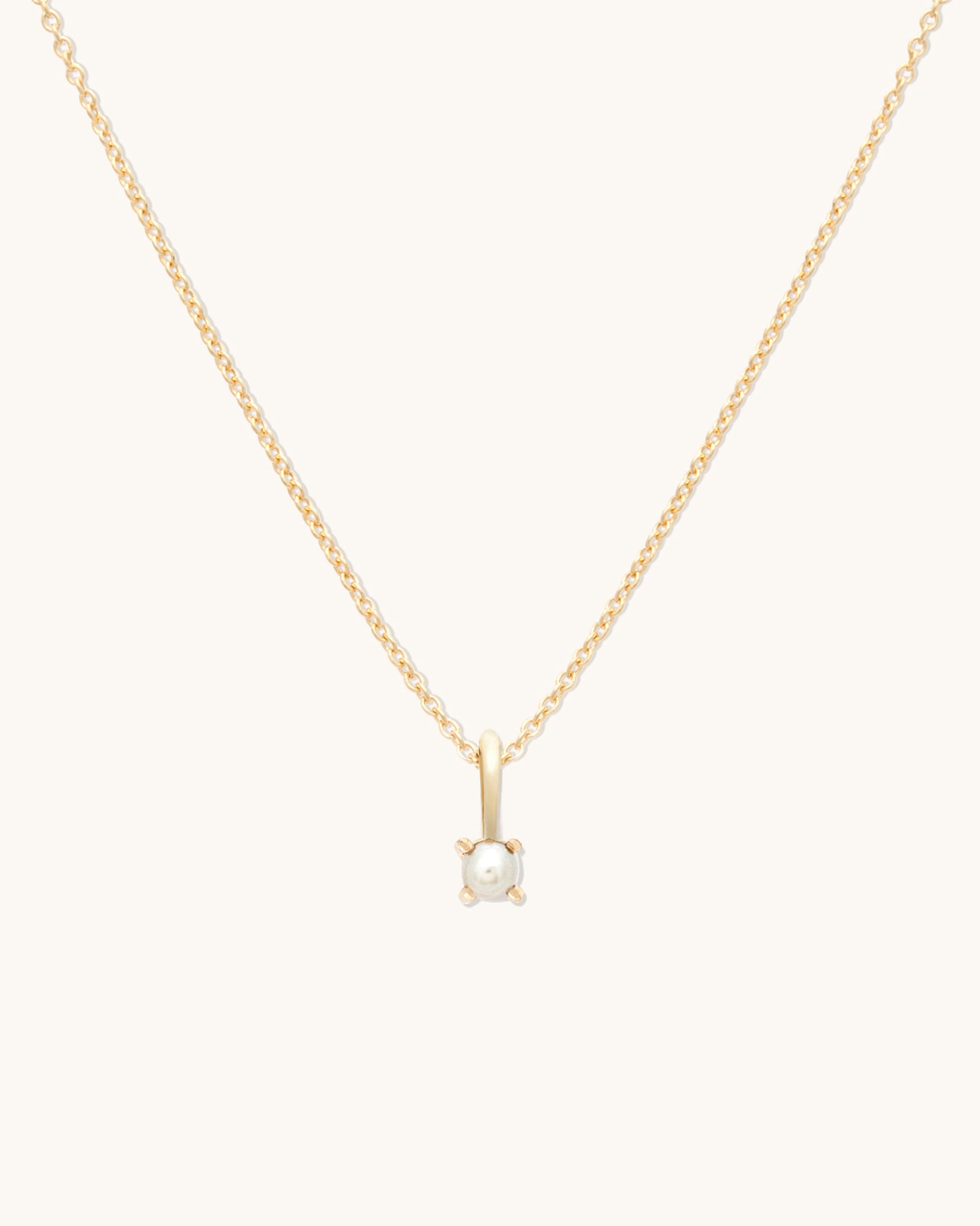 Pearl Birthstone Necklace