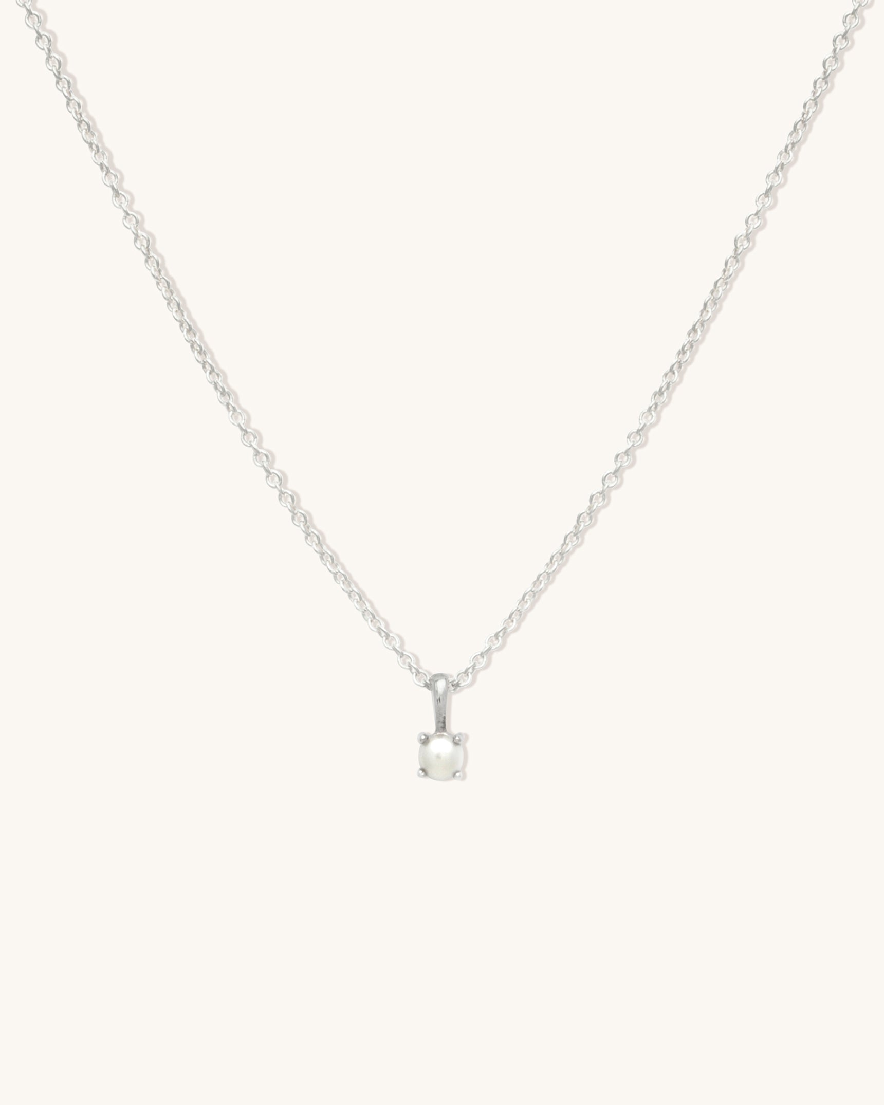 Pearl Birthstone Necklace