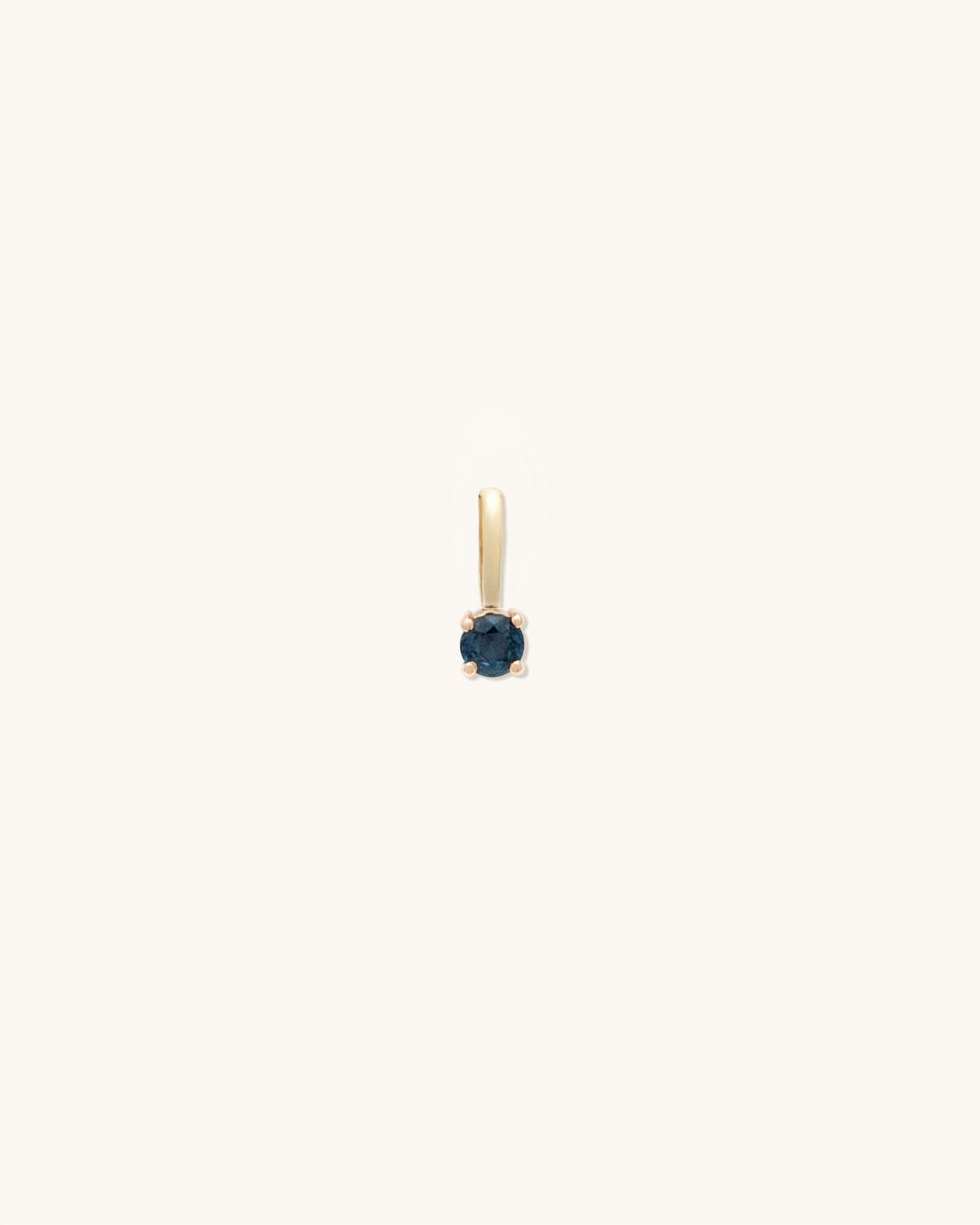 Blue Sapphire Birthstone Charm