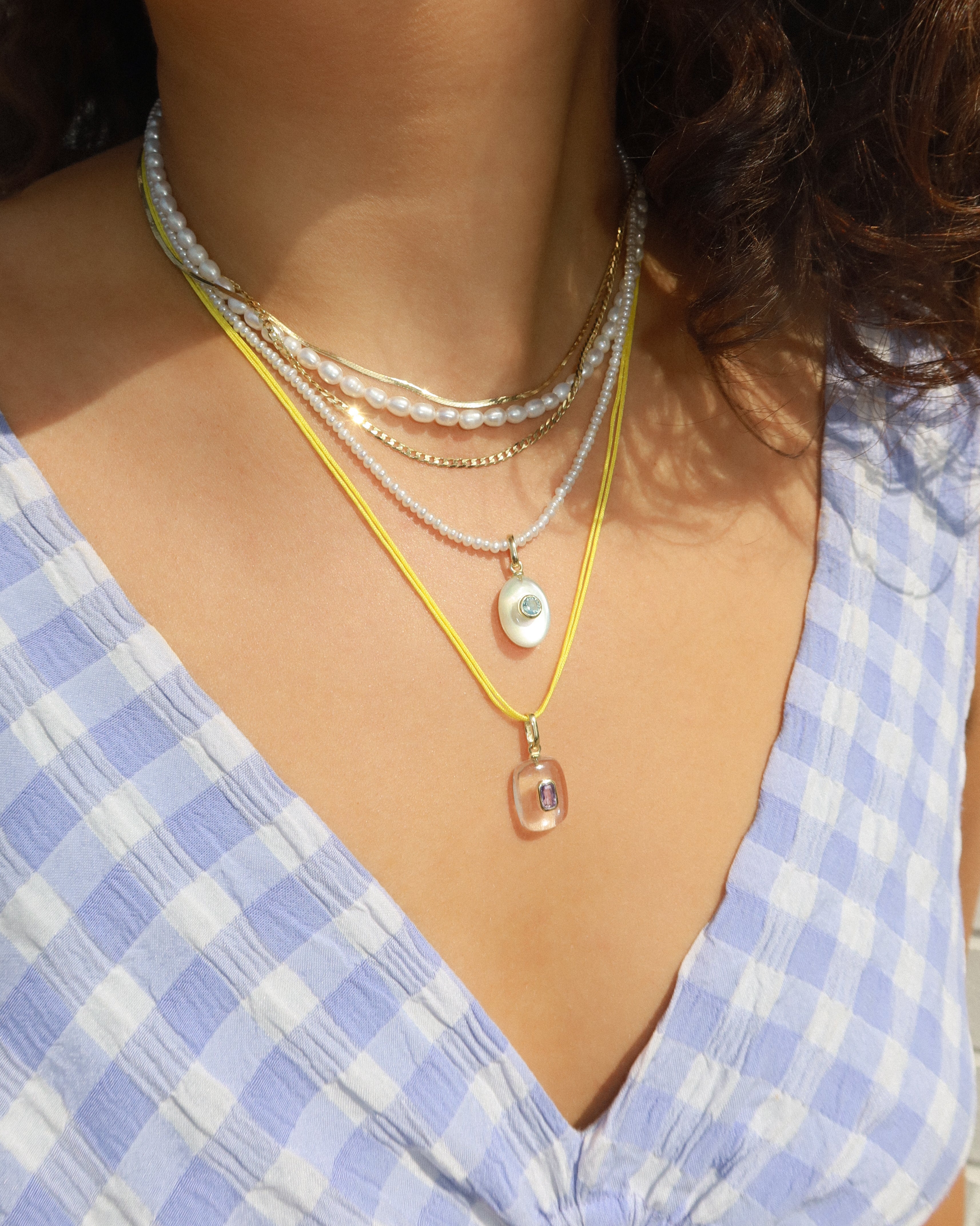 Colored Cord Necklace