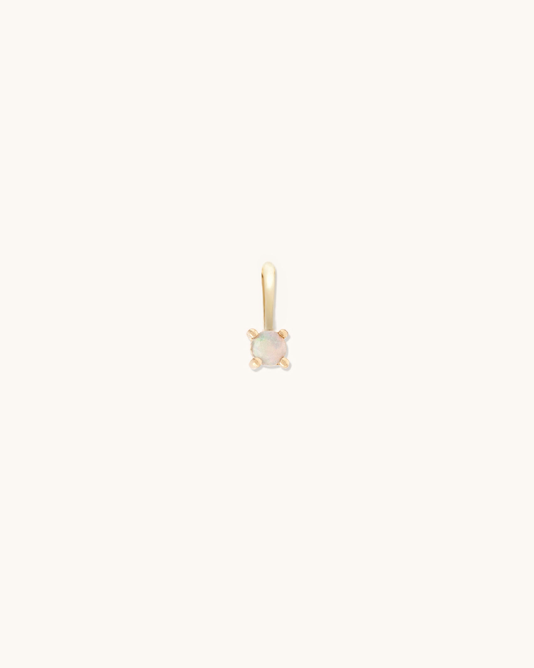 Opal Birthstone Charm