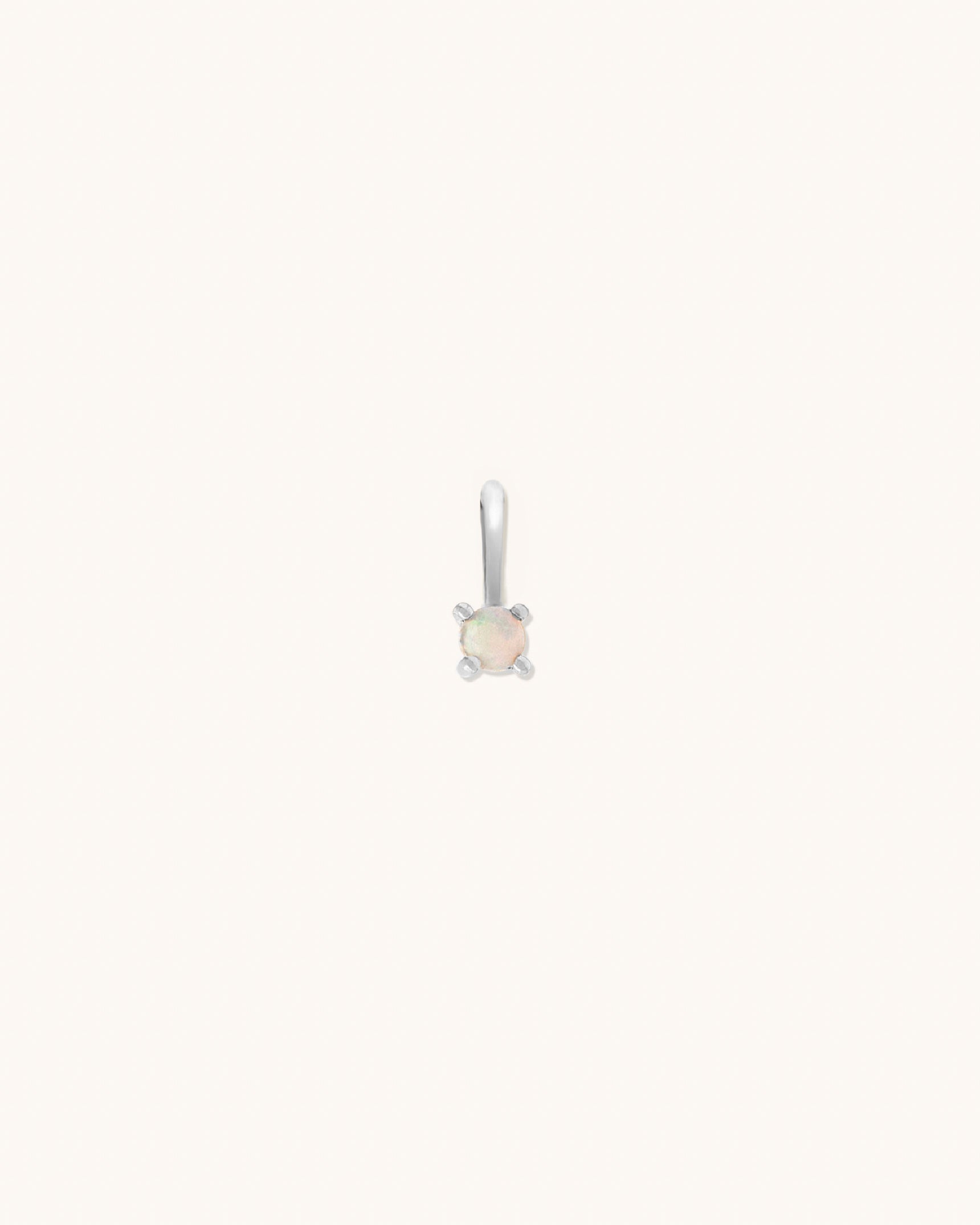 Opal Birthstone Charm