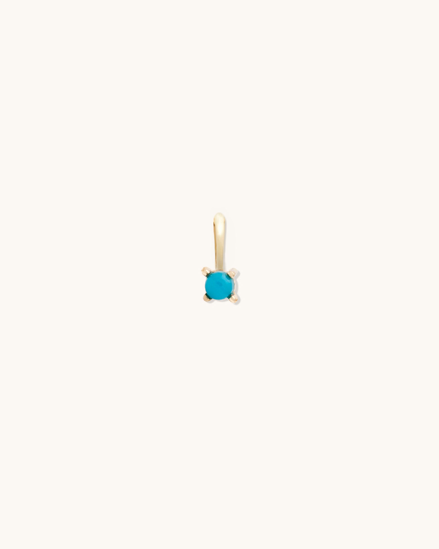Turquoise Birthstone charm