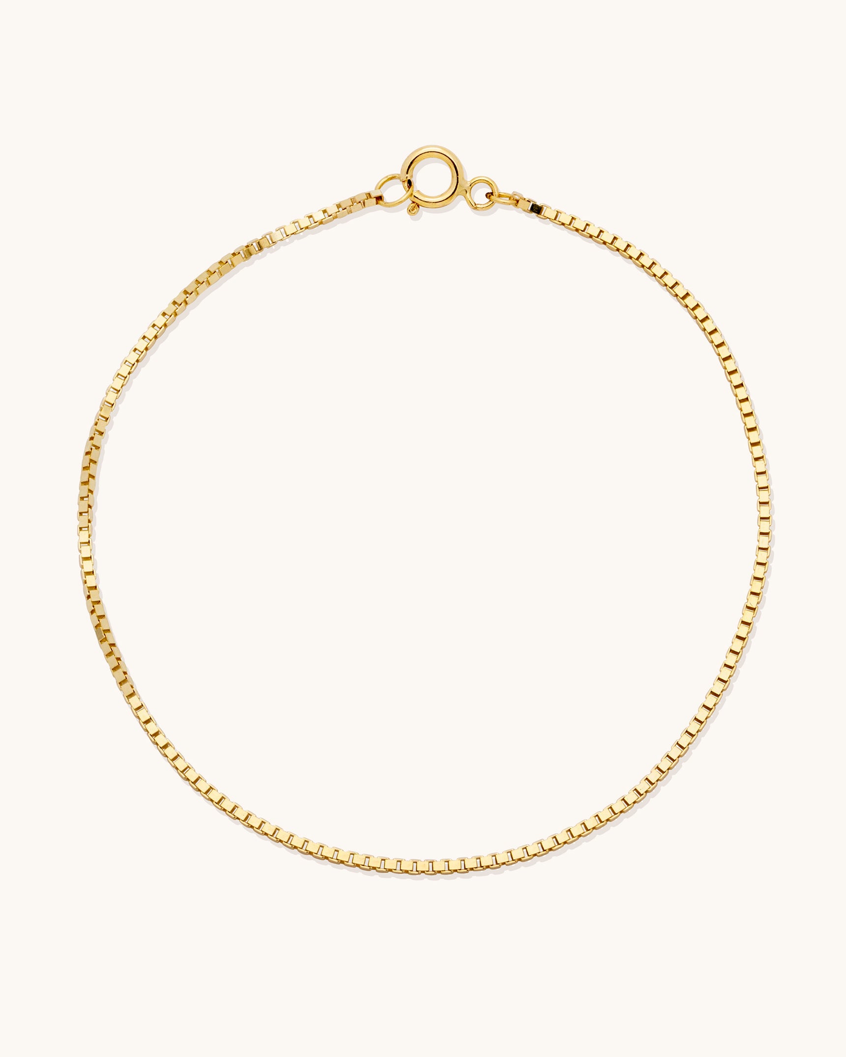 Bold Box Chain Anklet