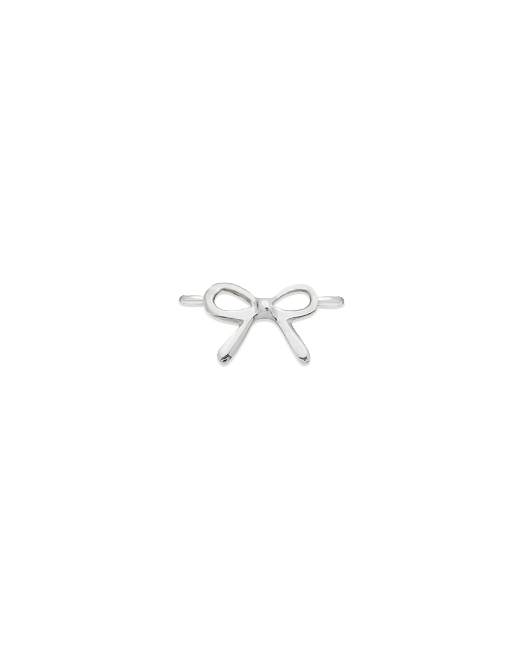 Bow Connector Silver