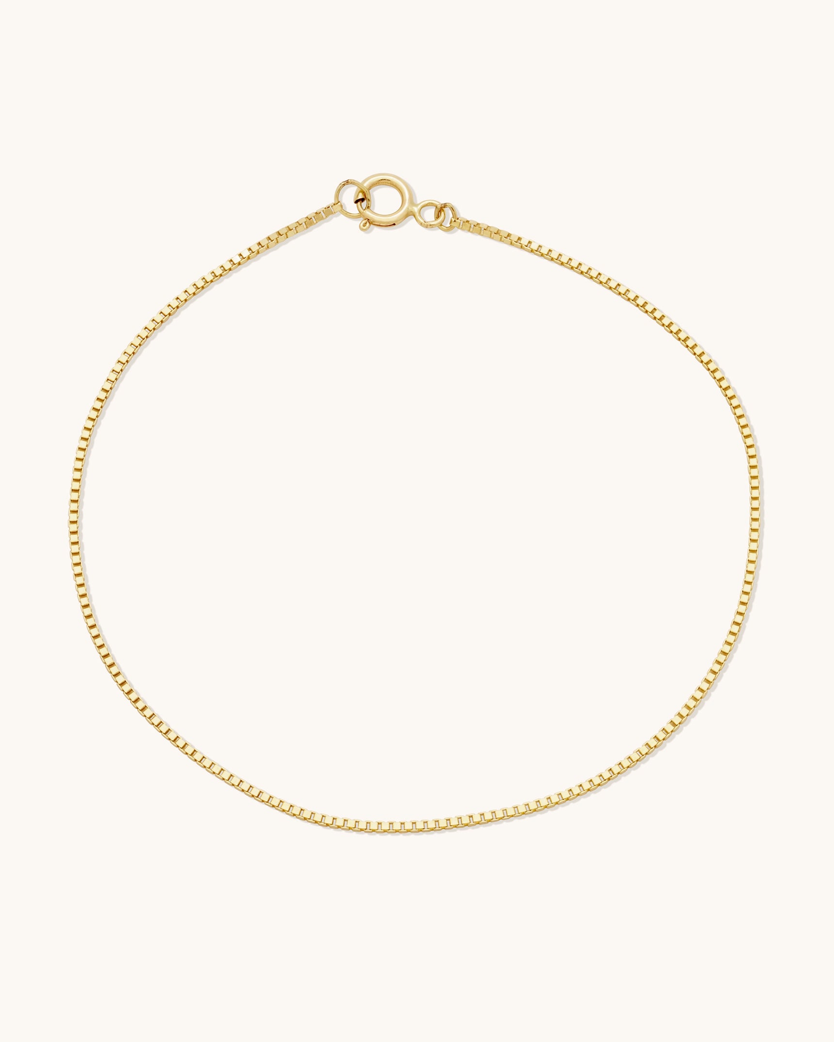 Box Chain Anklet