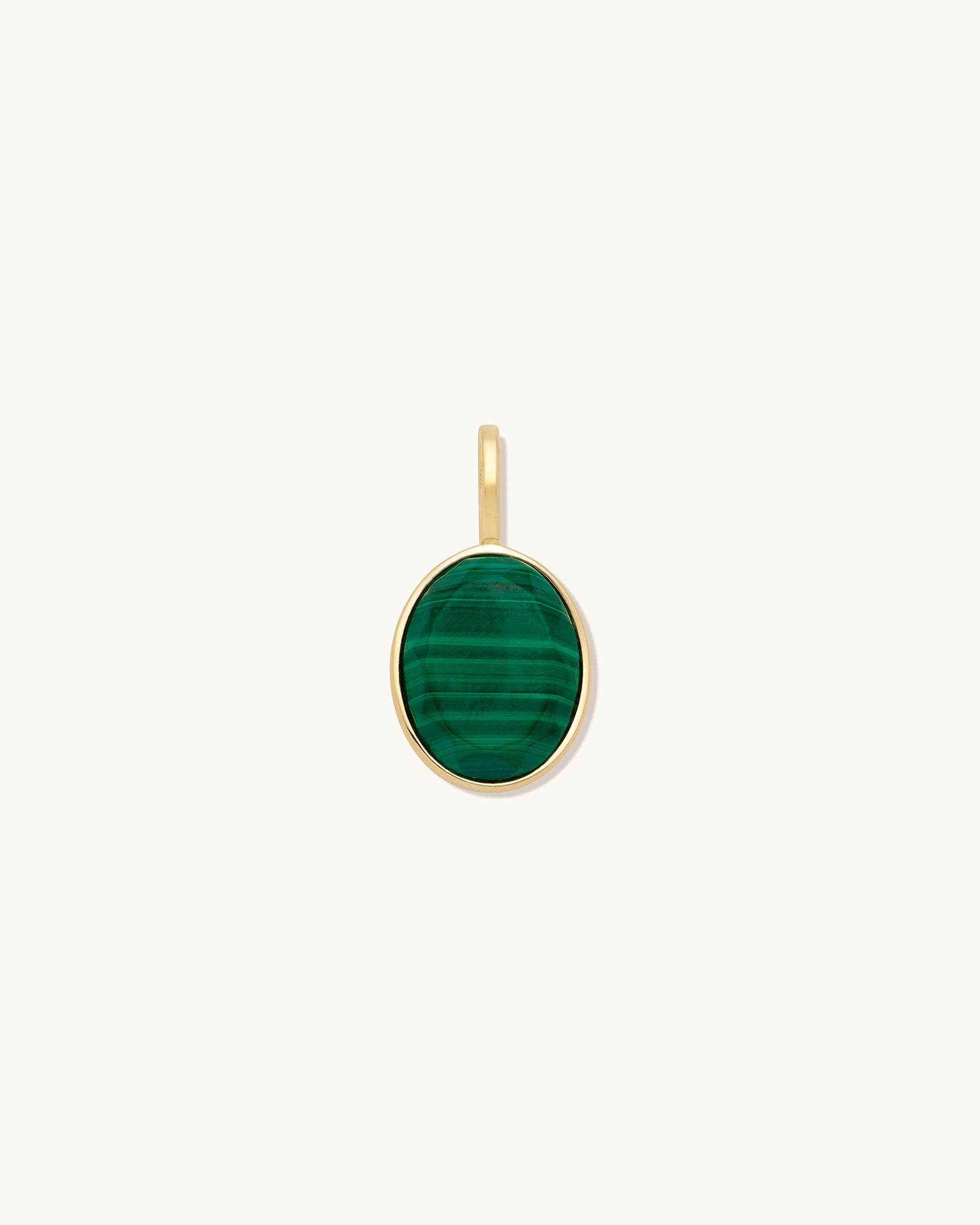 Cameo Malachite Pendant