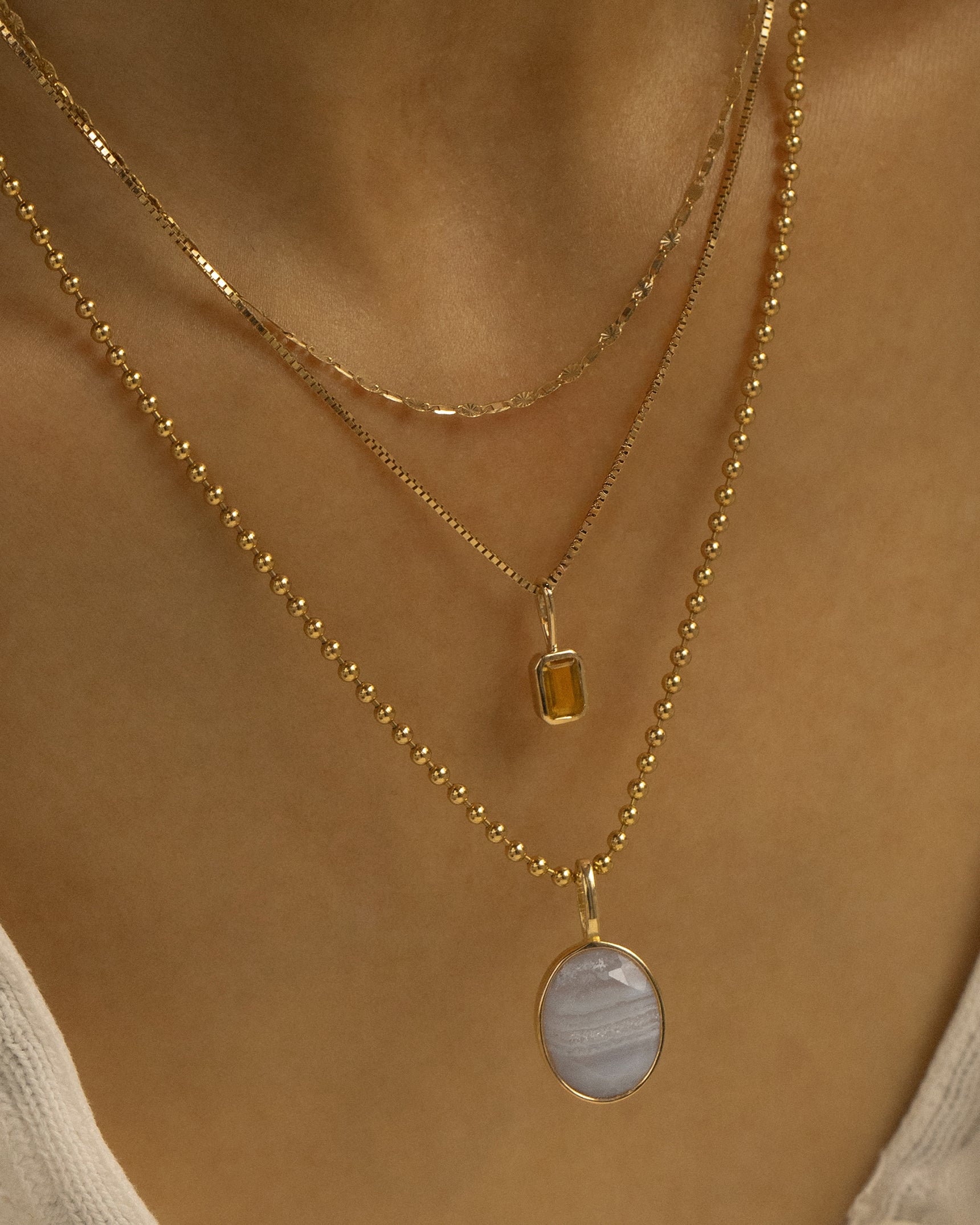 Cameo Chalcedony Pendant