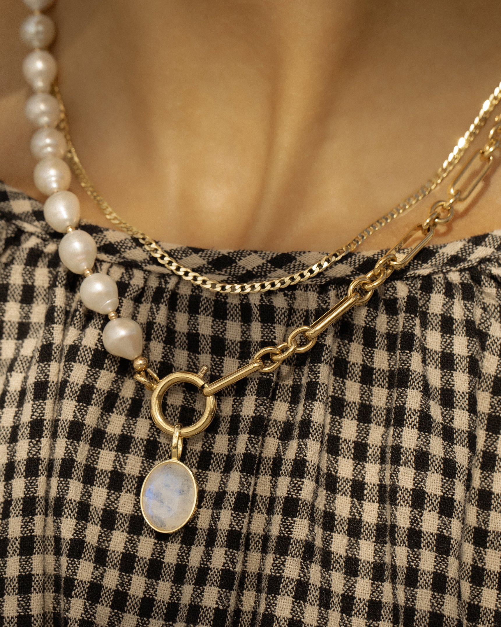 Cameo Moonstone Pendant