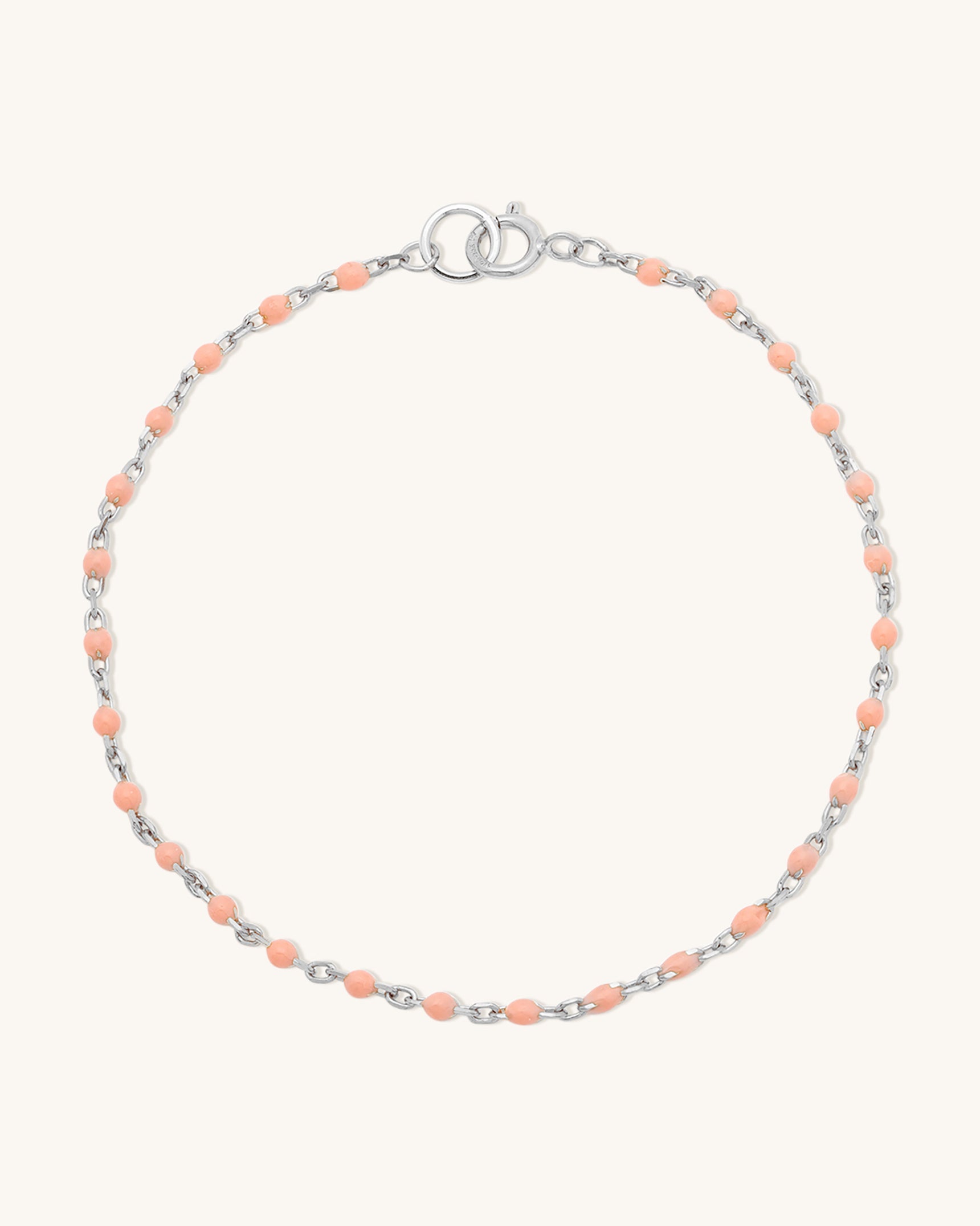 Peach Fuzz Candy Chain Anklet