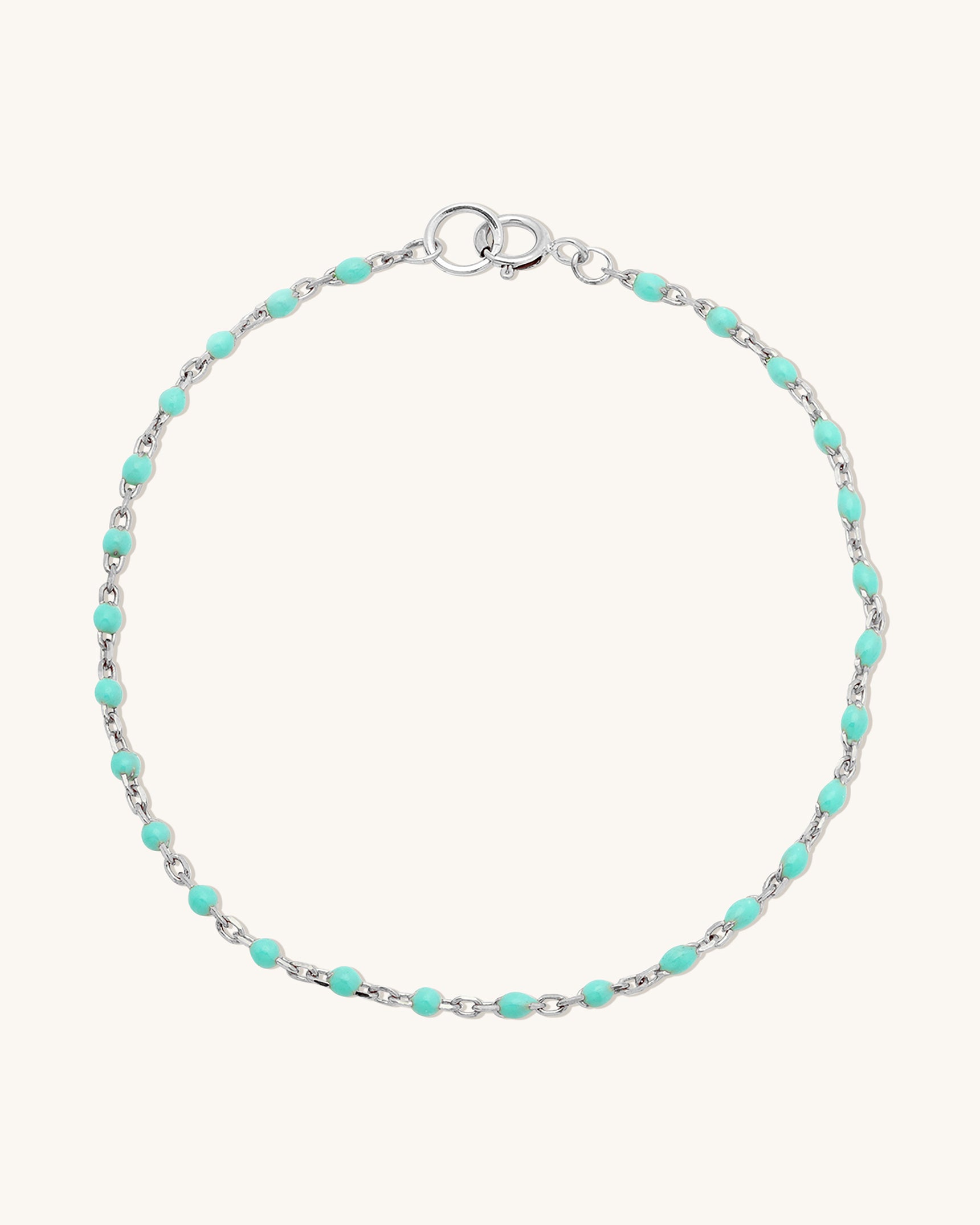 Turquoise Candy Chain Anklet