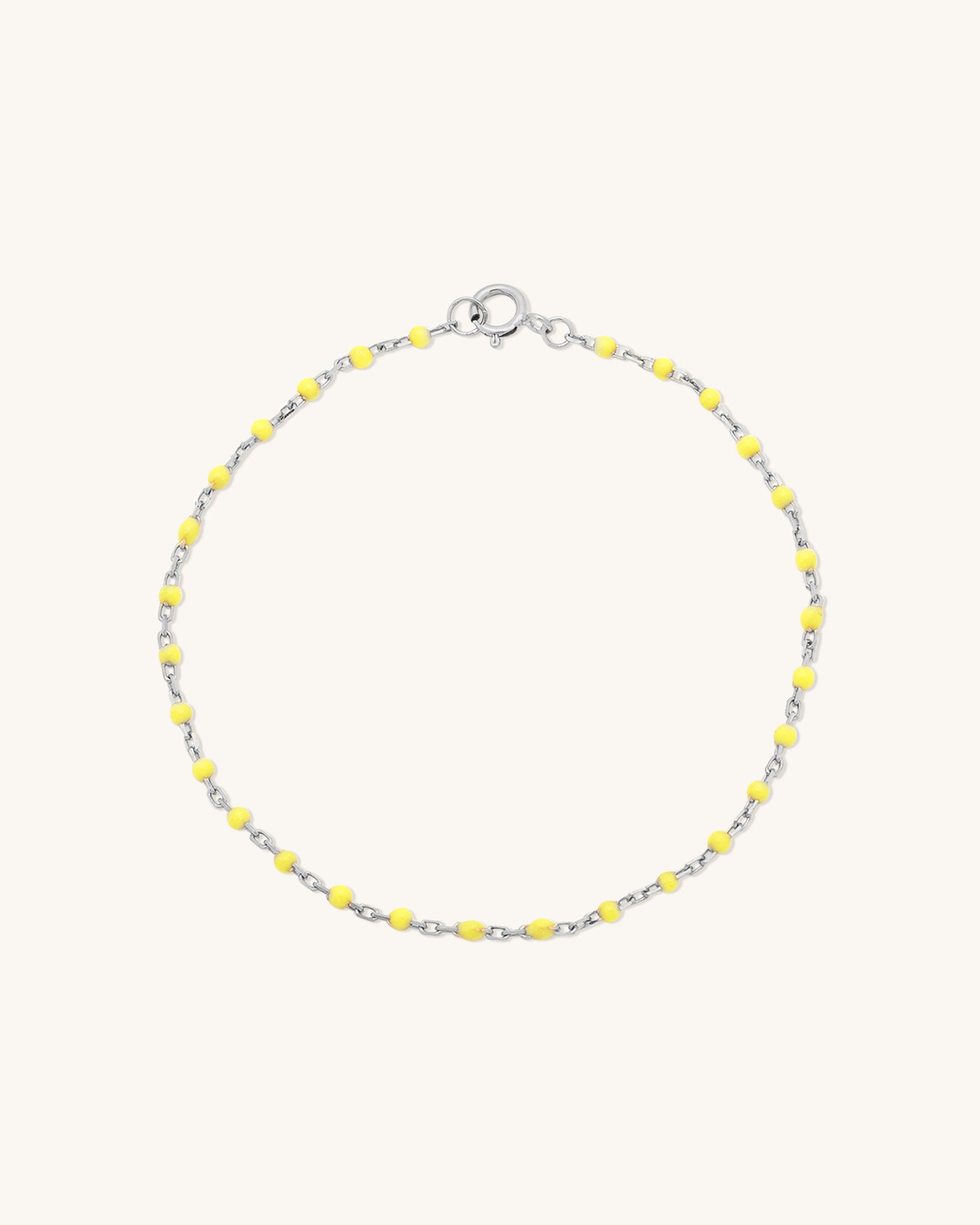 Lemon Candy Chain Bracelet