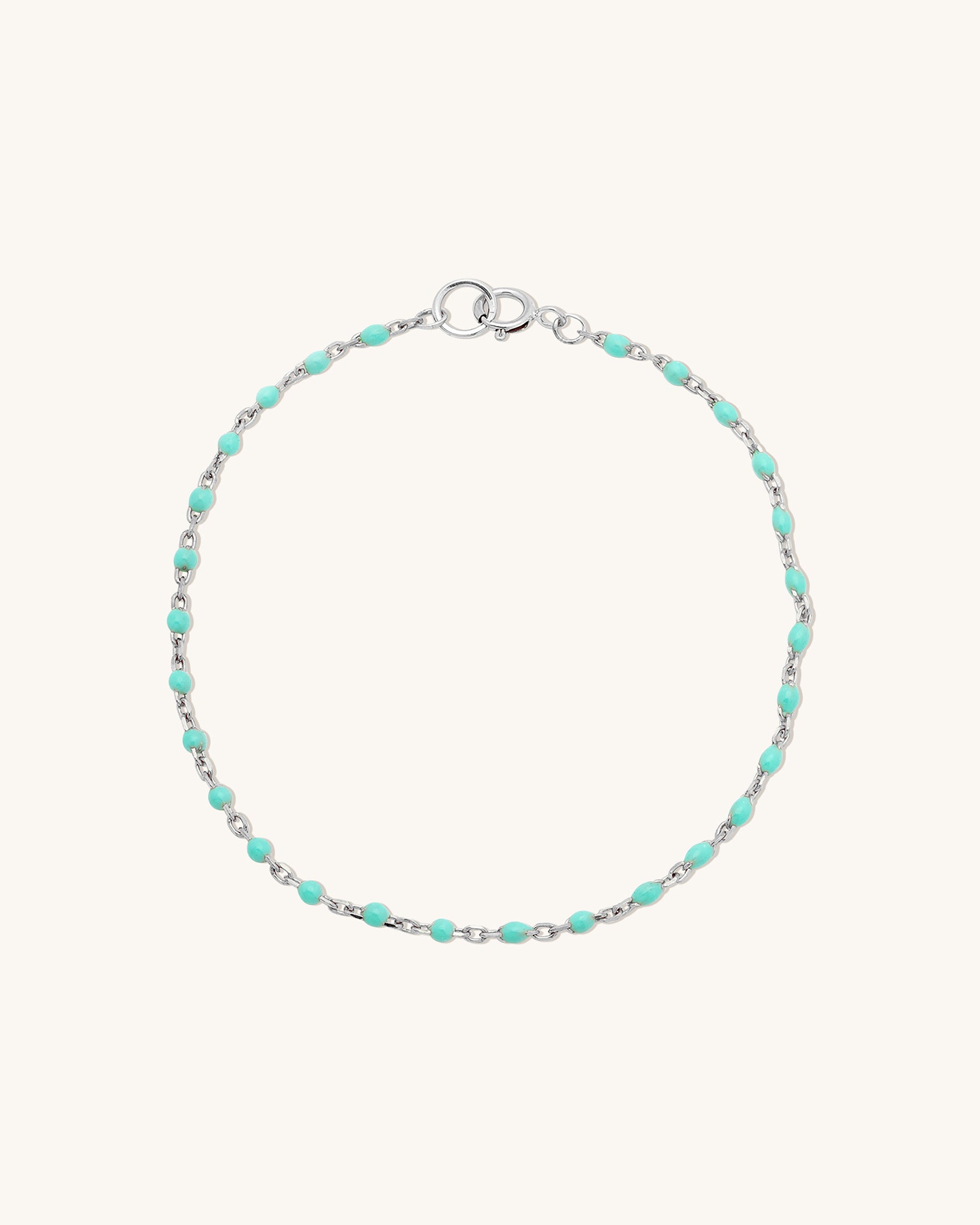 Turquoise Candy Chain Bracelet