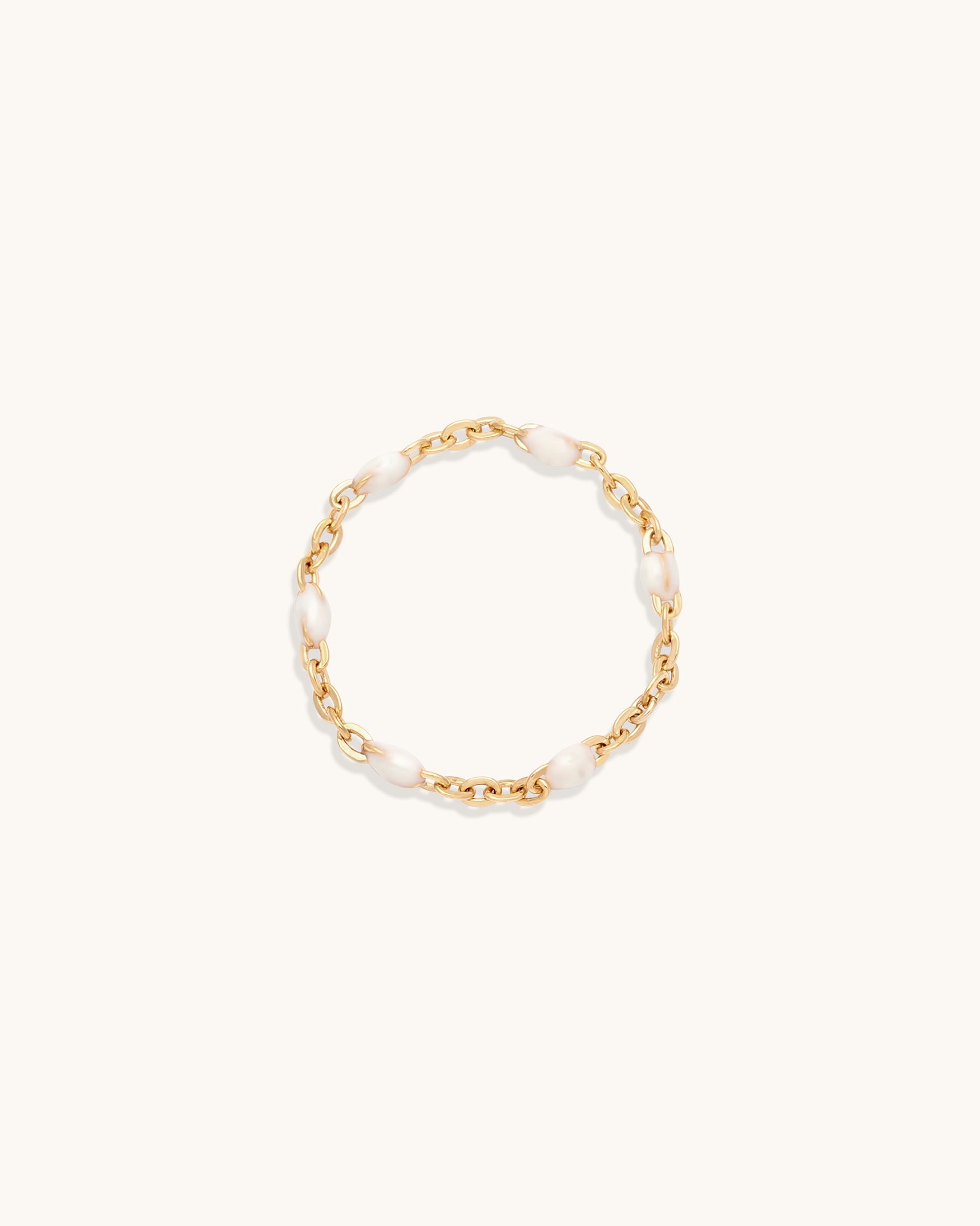 Coconut Candy Chain Ring