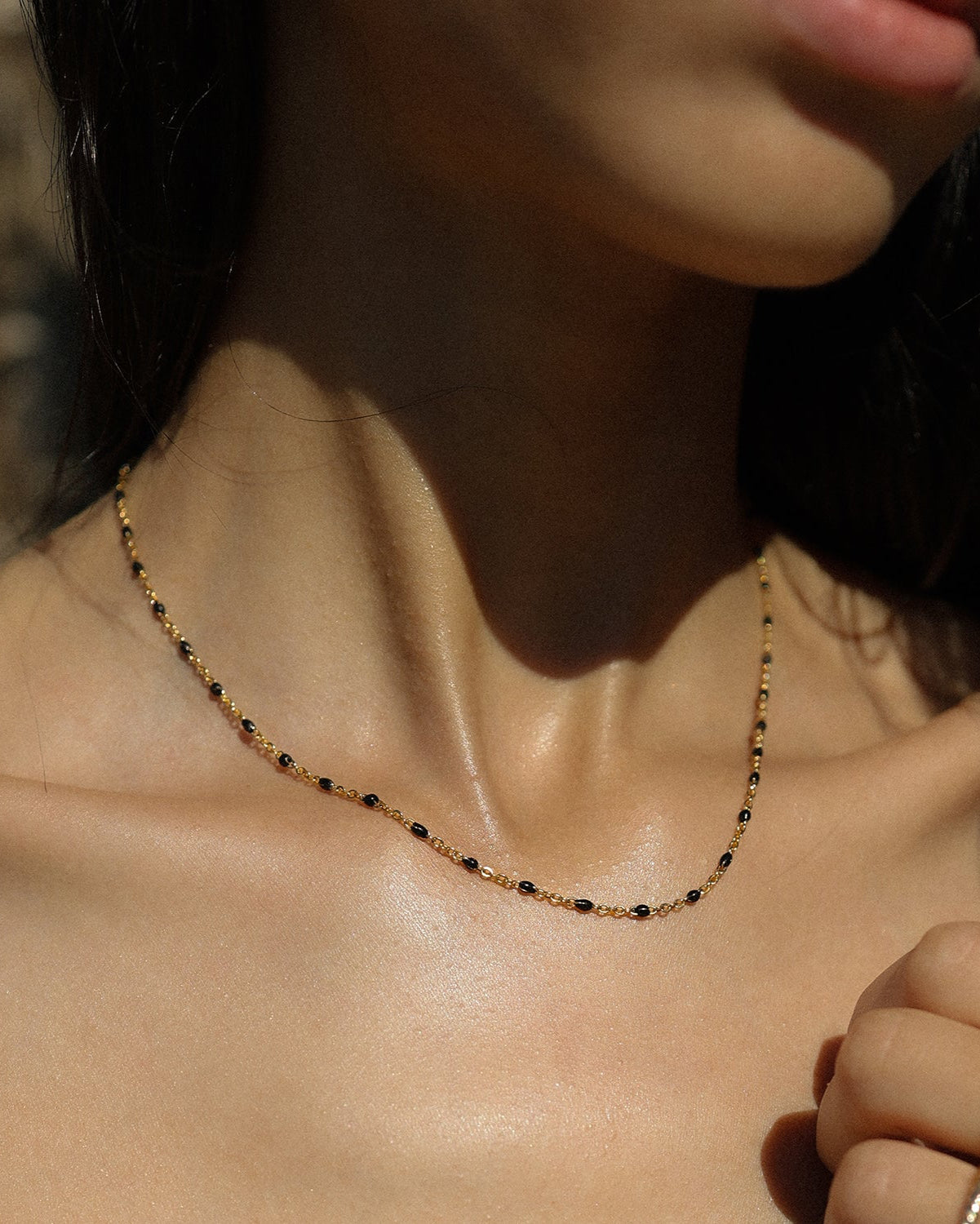Licorice Candy Chain Necklace