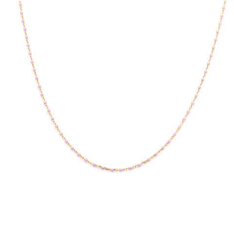 Candy Chain Necklace | Lilac & Gold