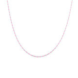 Candy Chain Necklace | Bubblegum & Silver