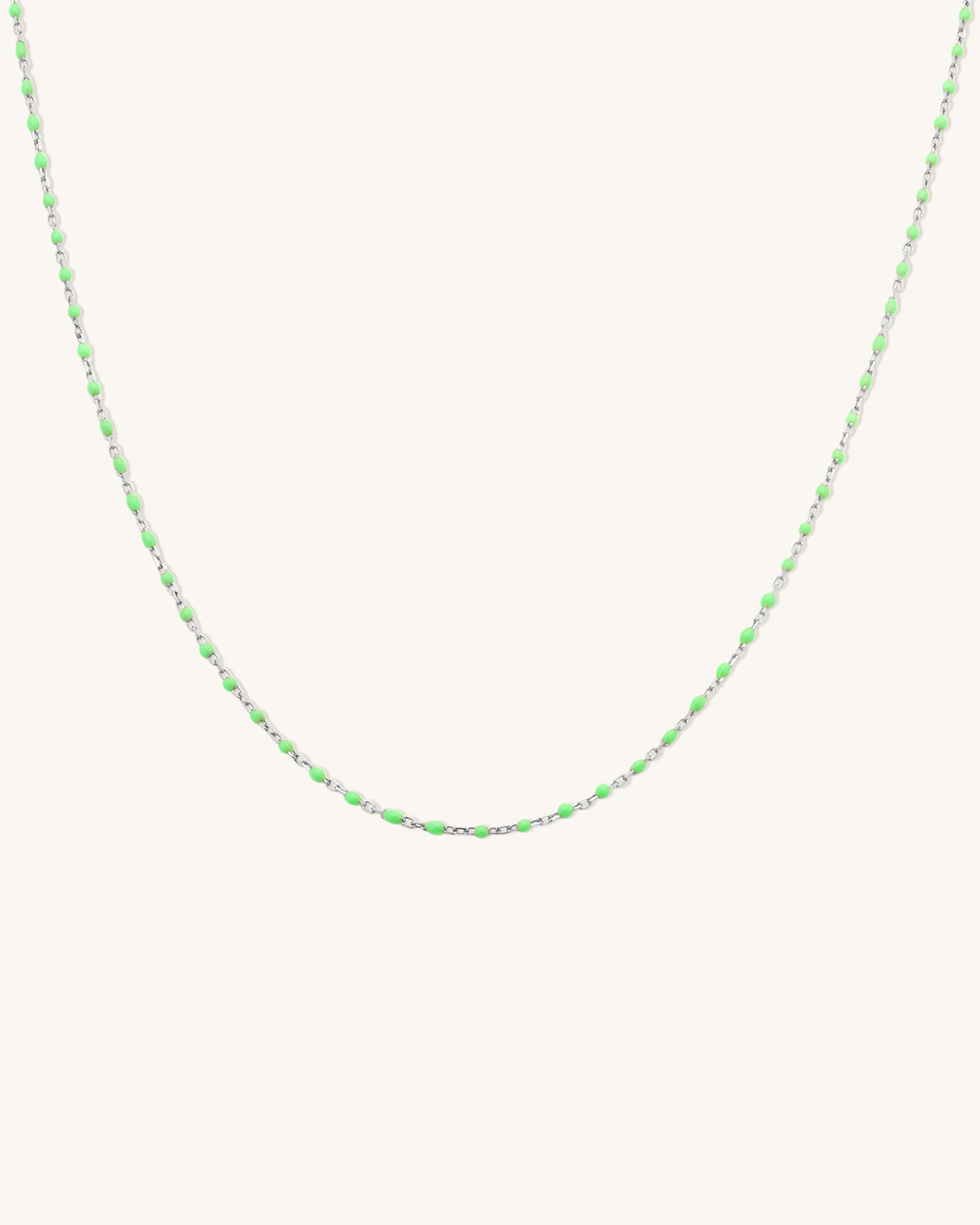Lime Candy Chain Necklace