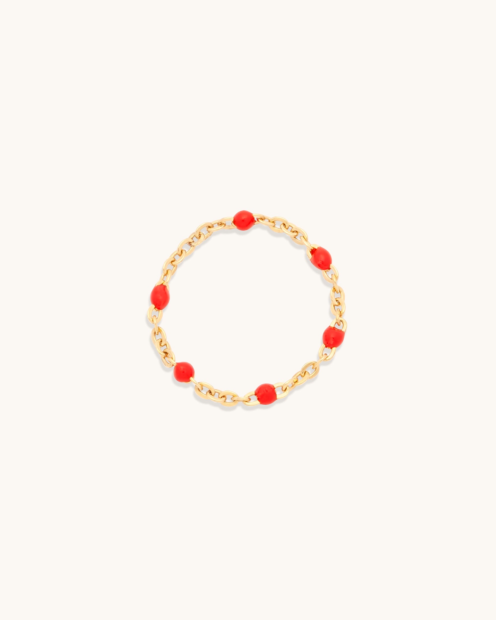 Cherry Candy Chain Ring