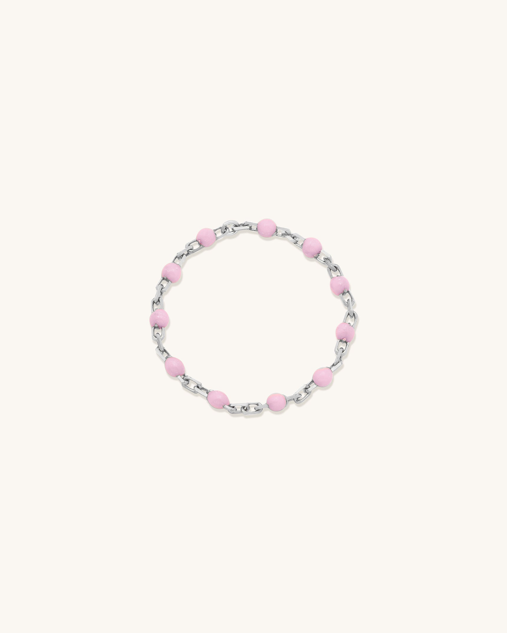 Lilac Candy Chain Ring