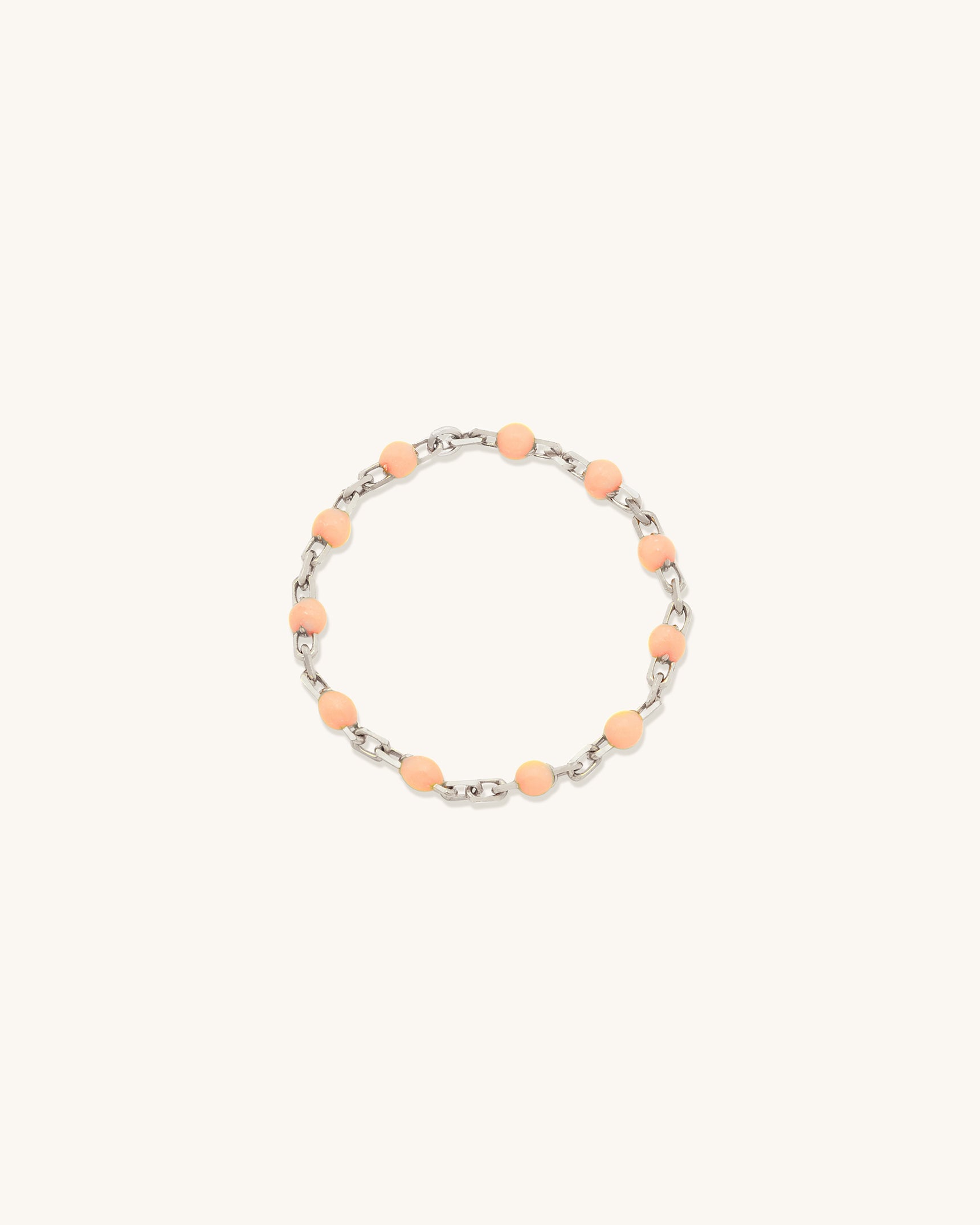Peach Fuzz Candy Chain Ring